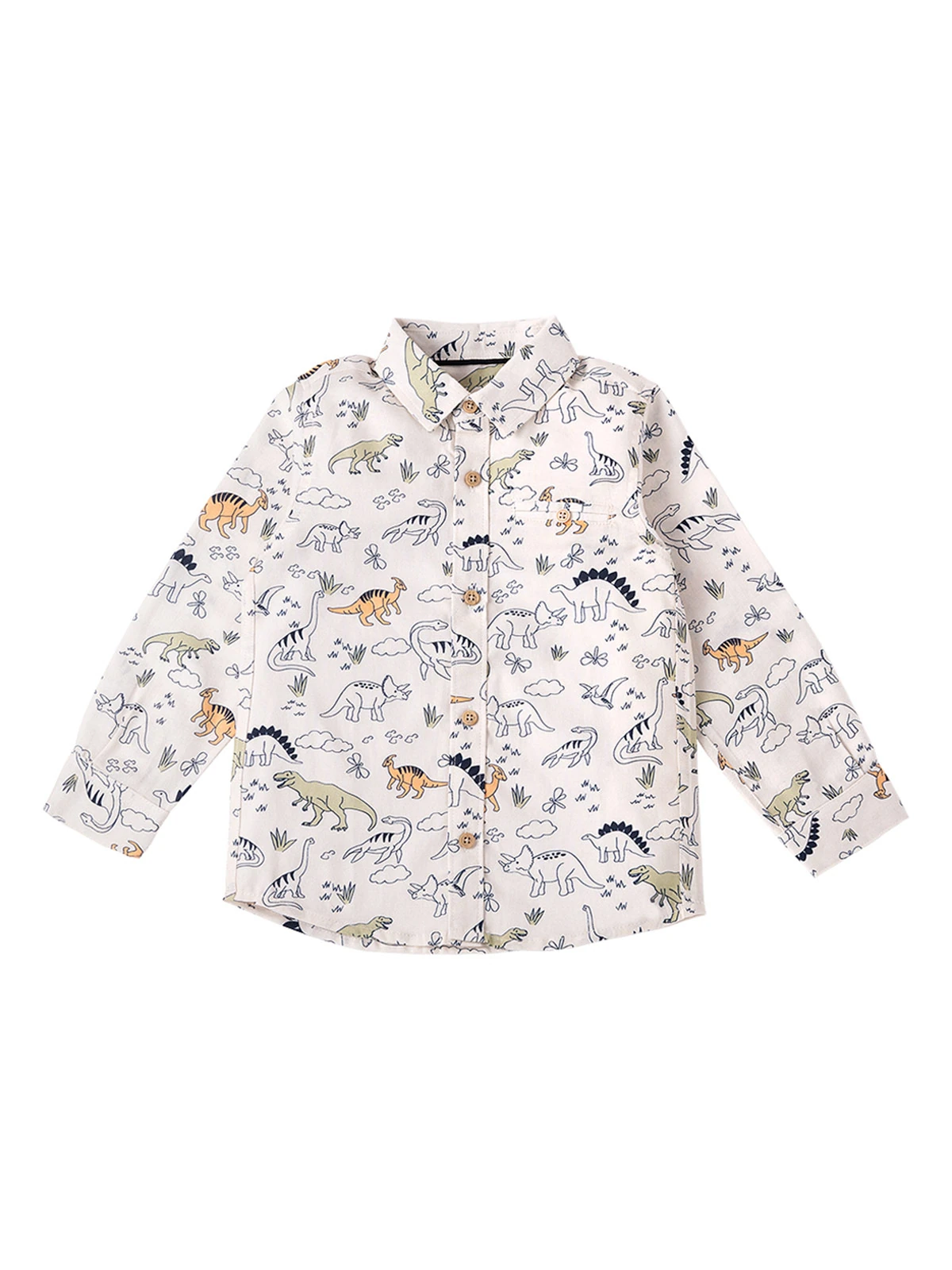 CAMISA ALGODÓN NIÑO BABY CLUB BEIGE KINGDOM - 1
