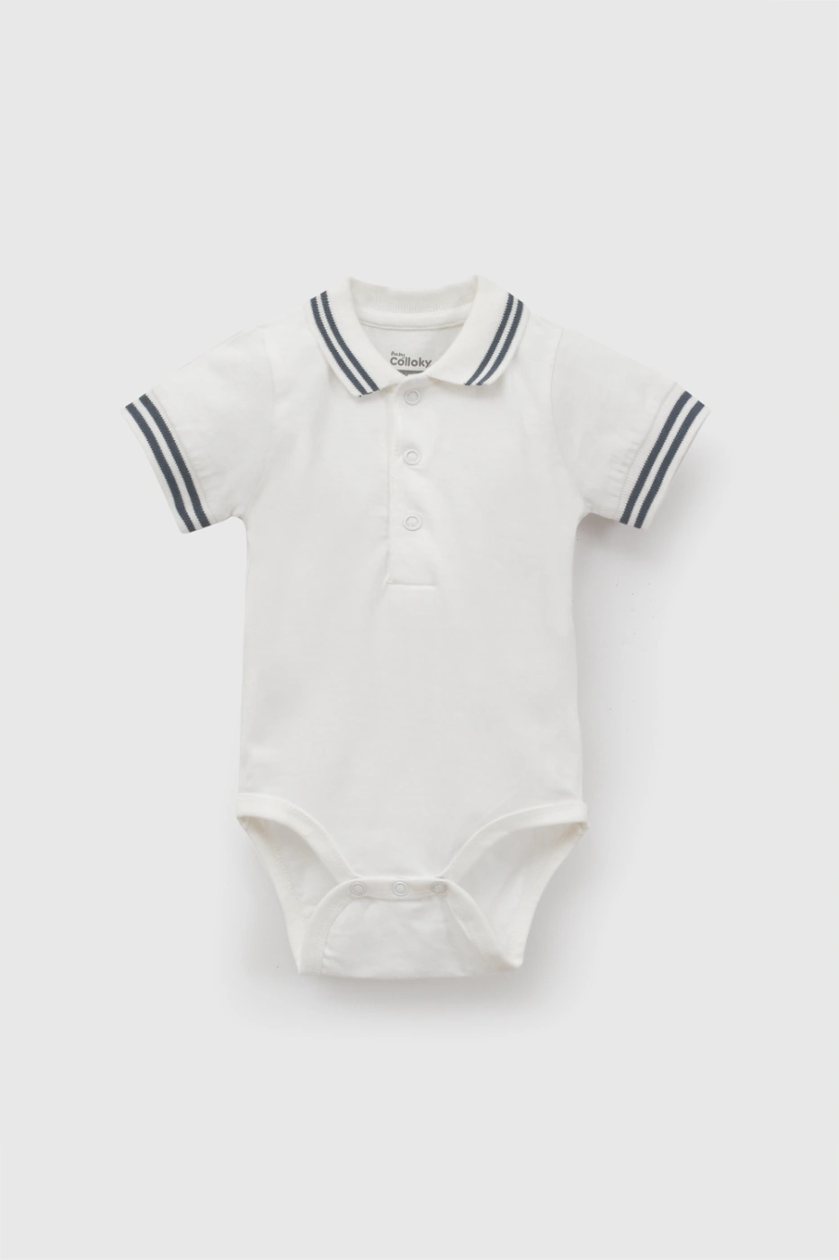 CONJUNTO BODY PIQUÉ + SHORT ALGODÓN BEBÉ NIÑO COLLOKY - 2