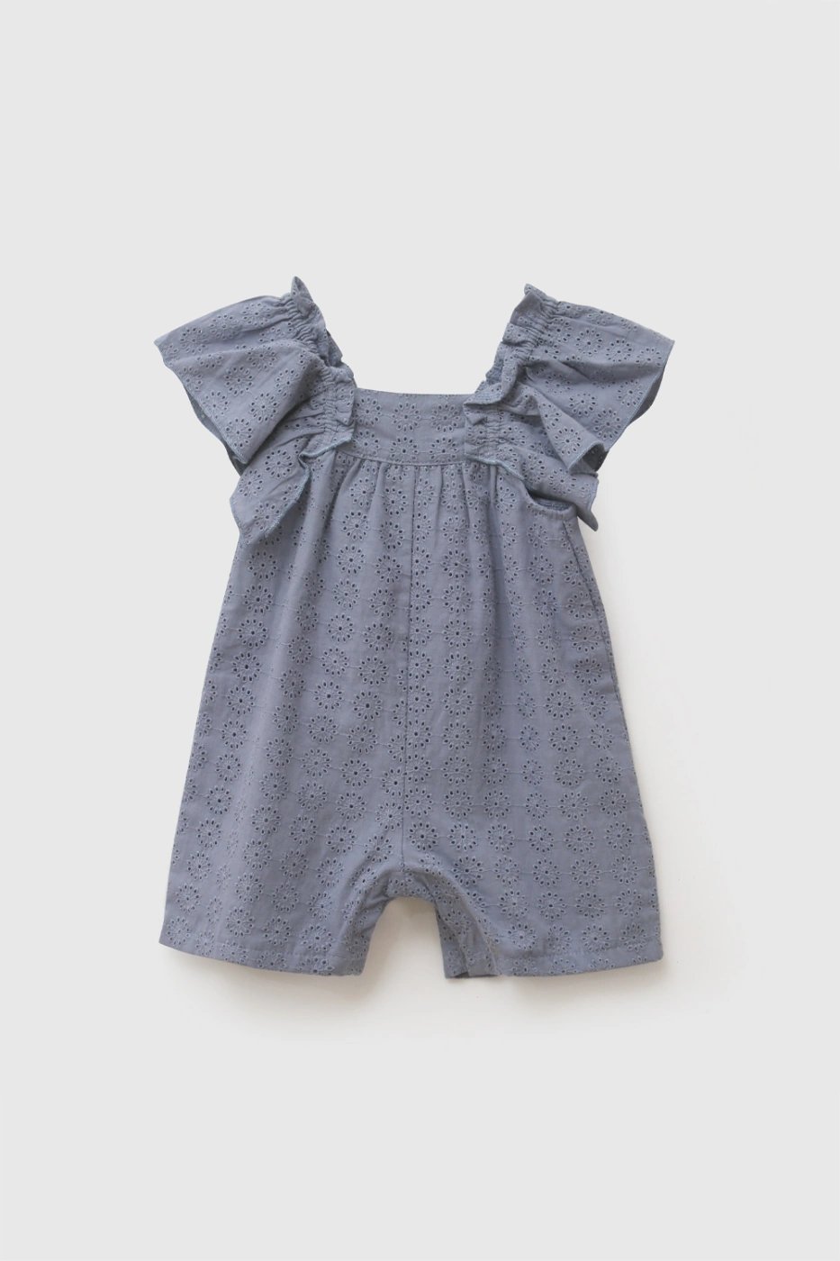 ENTERIZO BRODERIE ALGODÓN BEBÉ NIÑA COLLOKY - 1