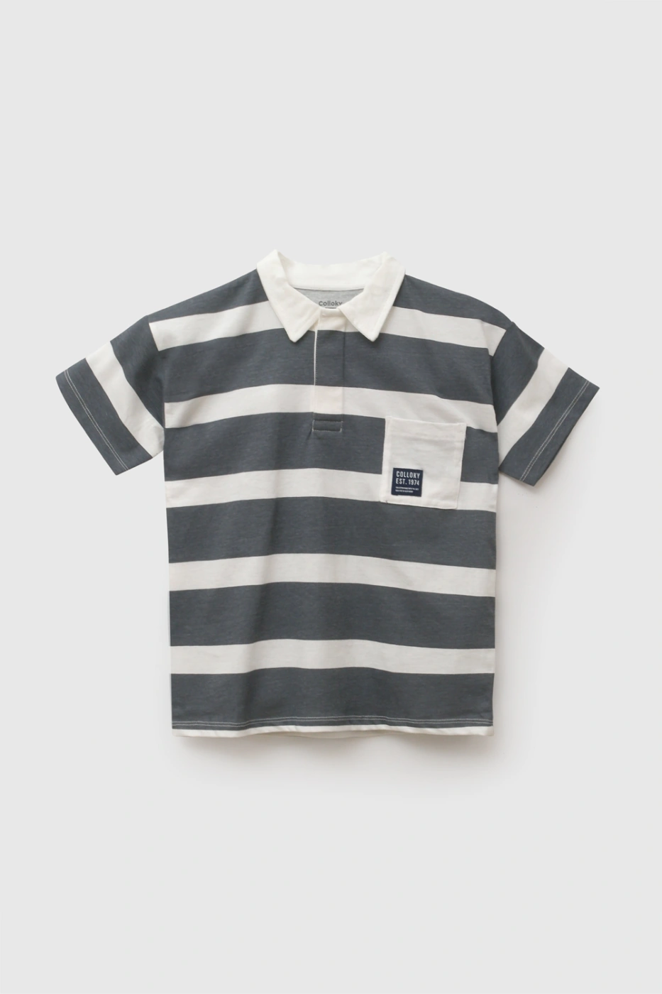 POLO MANGA CORTA NIÑO ALGODÓN COLLOKY - 1