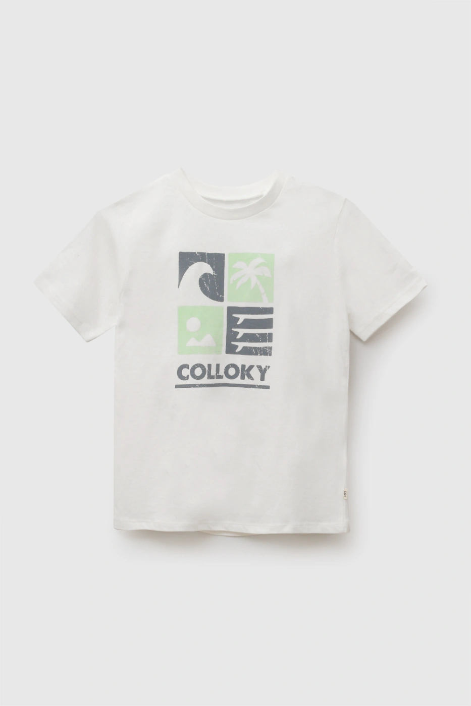 POLO MANGA CORTA NIÑO ALGODÓN COLLOKY - 1