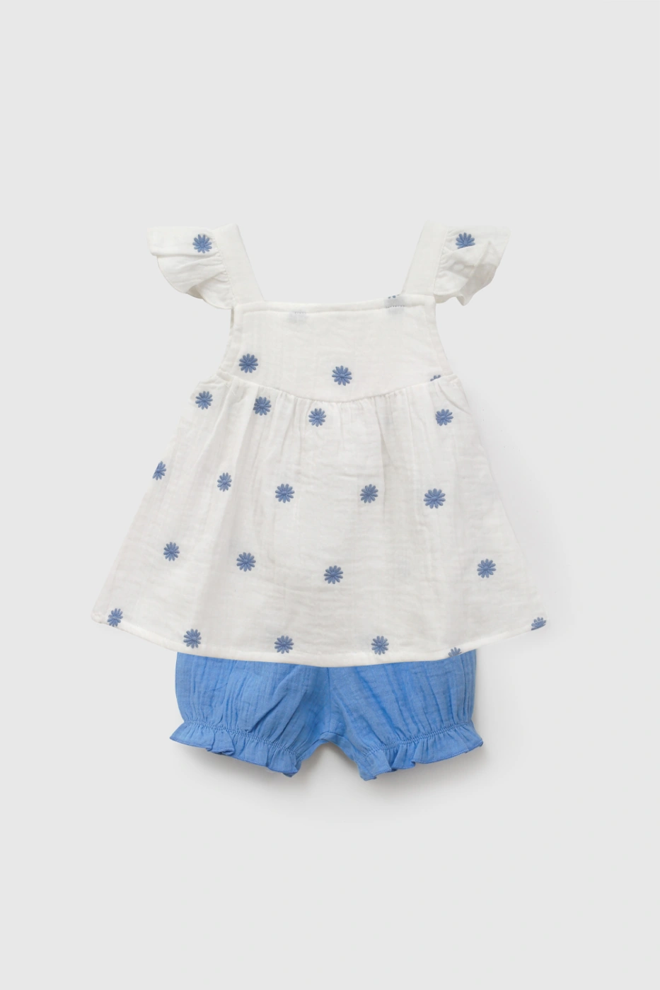 COJUNTO BLUSA + SHORT ALGODÓN BEBÉ NIÑA COLLOKY - 1