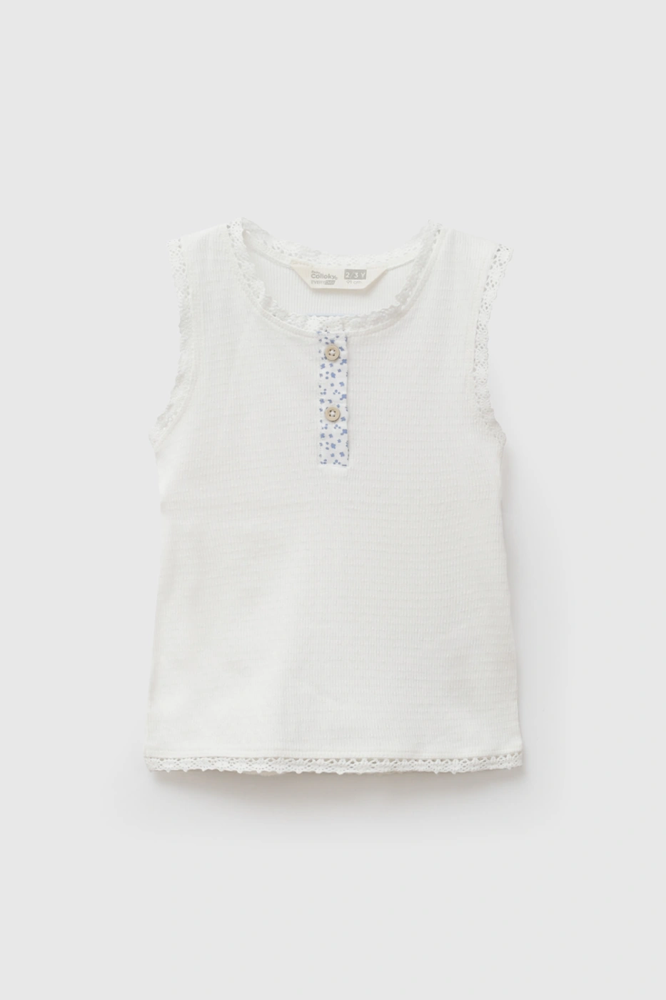 POLO SIN MANGAS ALGODÓN NIÑA COLLOKY - 1