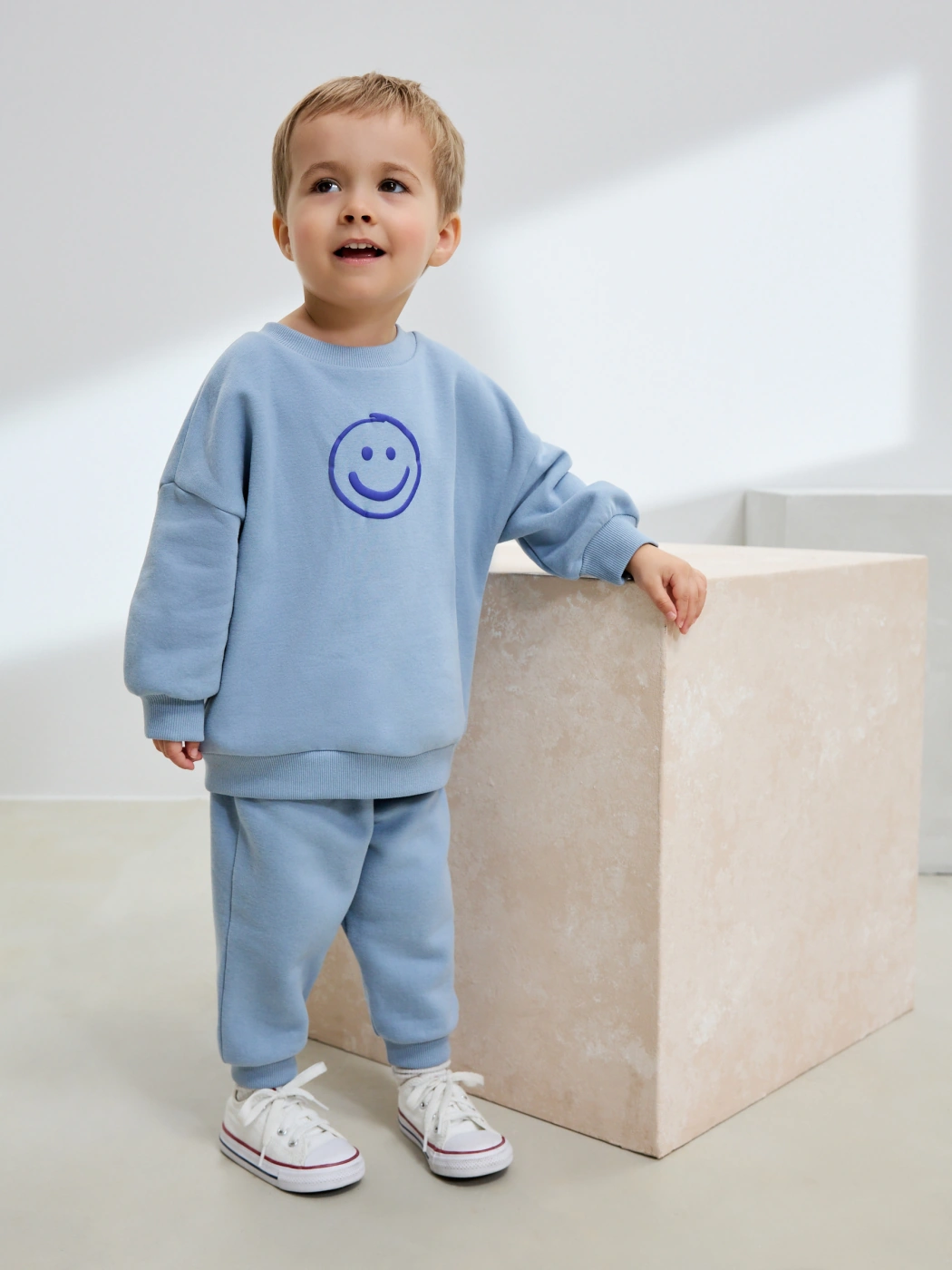 CONJUNTO POLERA + PANTALÓN DE BUZO BEBÉ NIÑO NEXT - 1