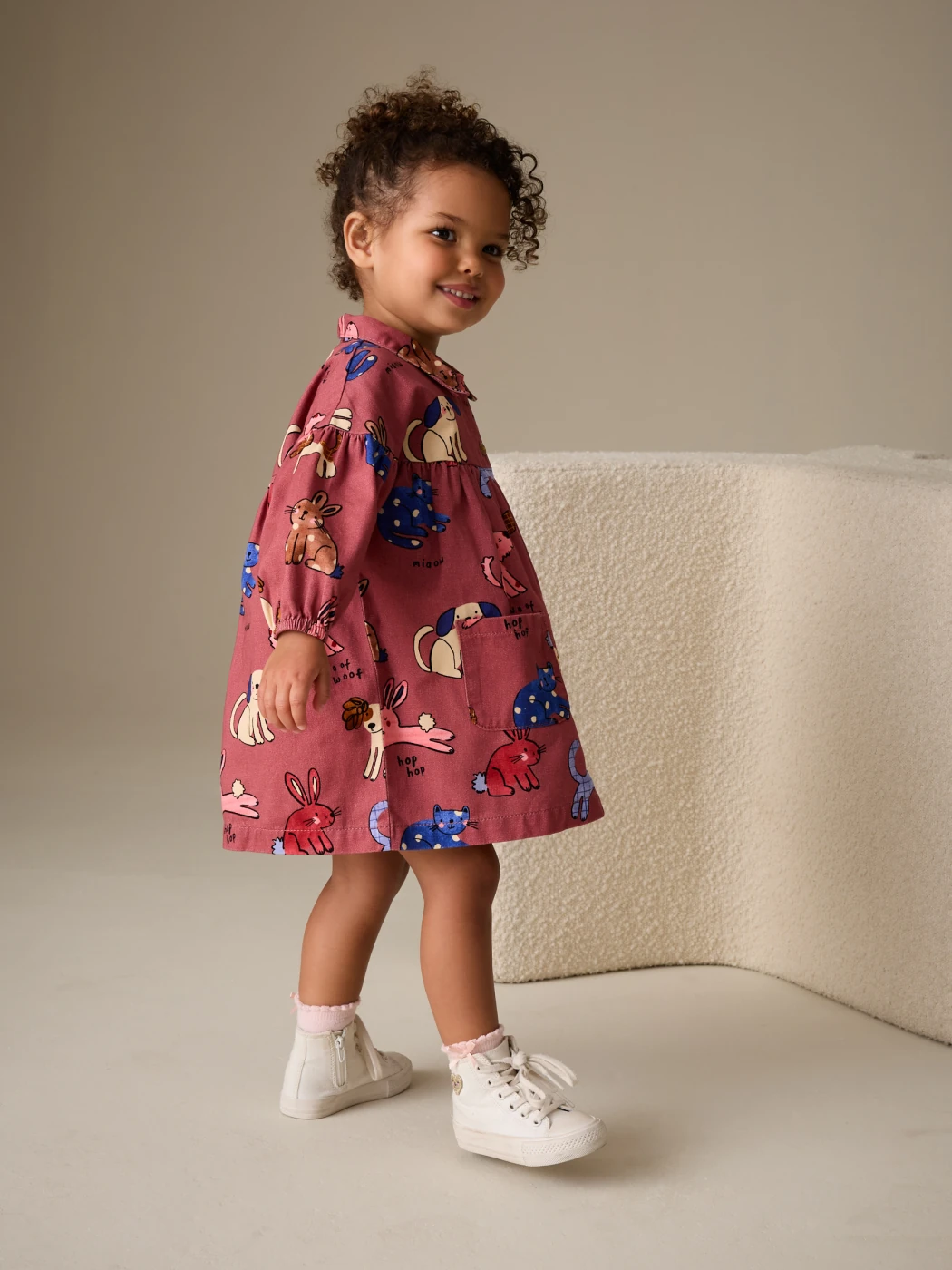 VESTIDO ALGODÓN BEBÉ NIÑA NEXT - 3
