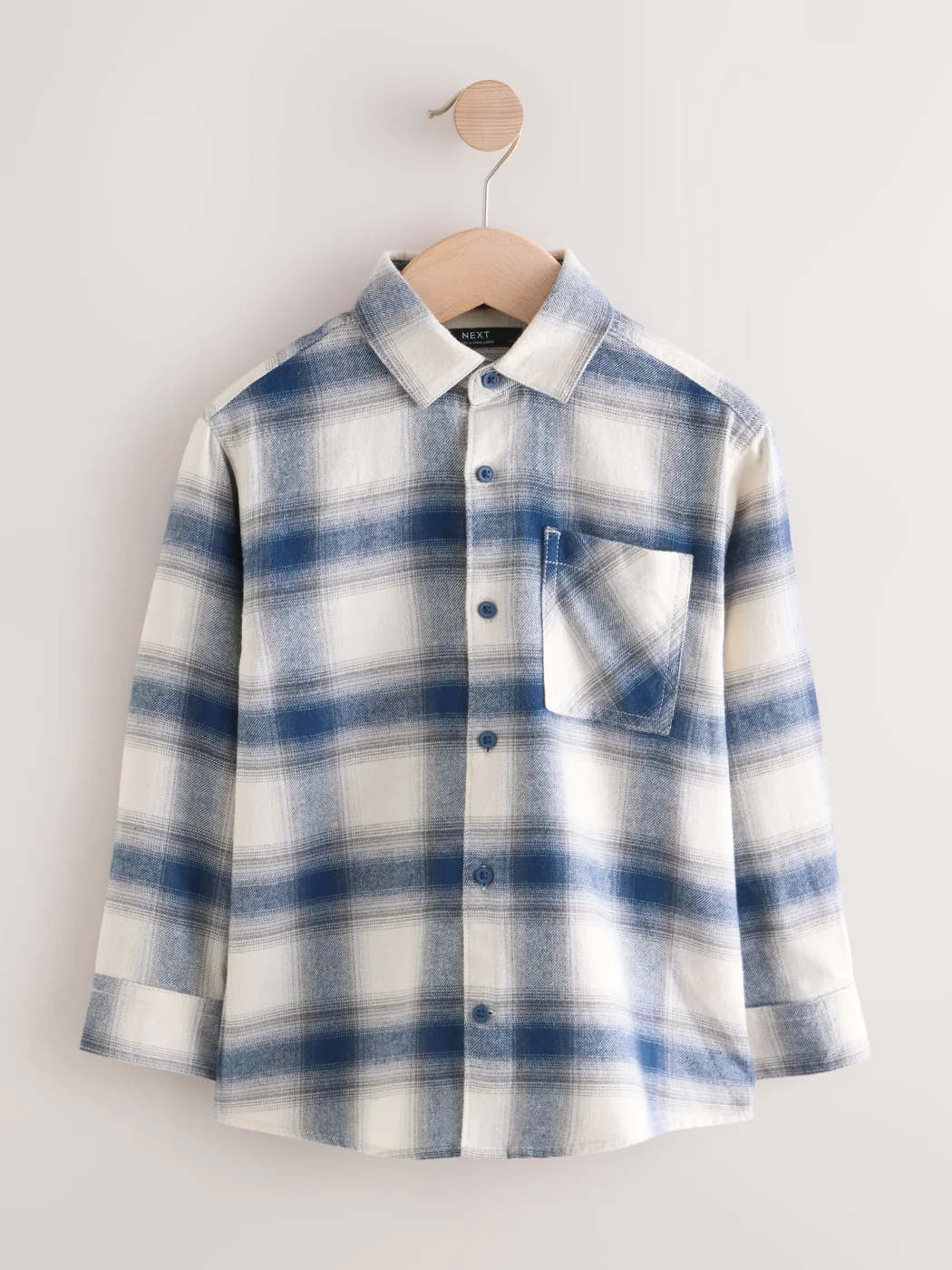 CAMISA A CUADROS MANGA LARGA NIÑO NEXT - 5