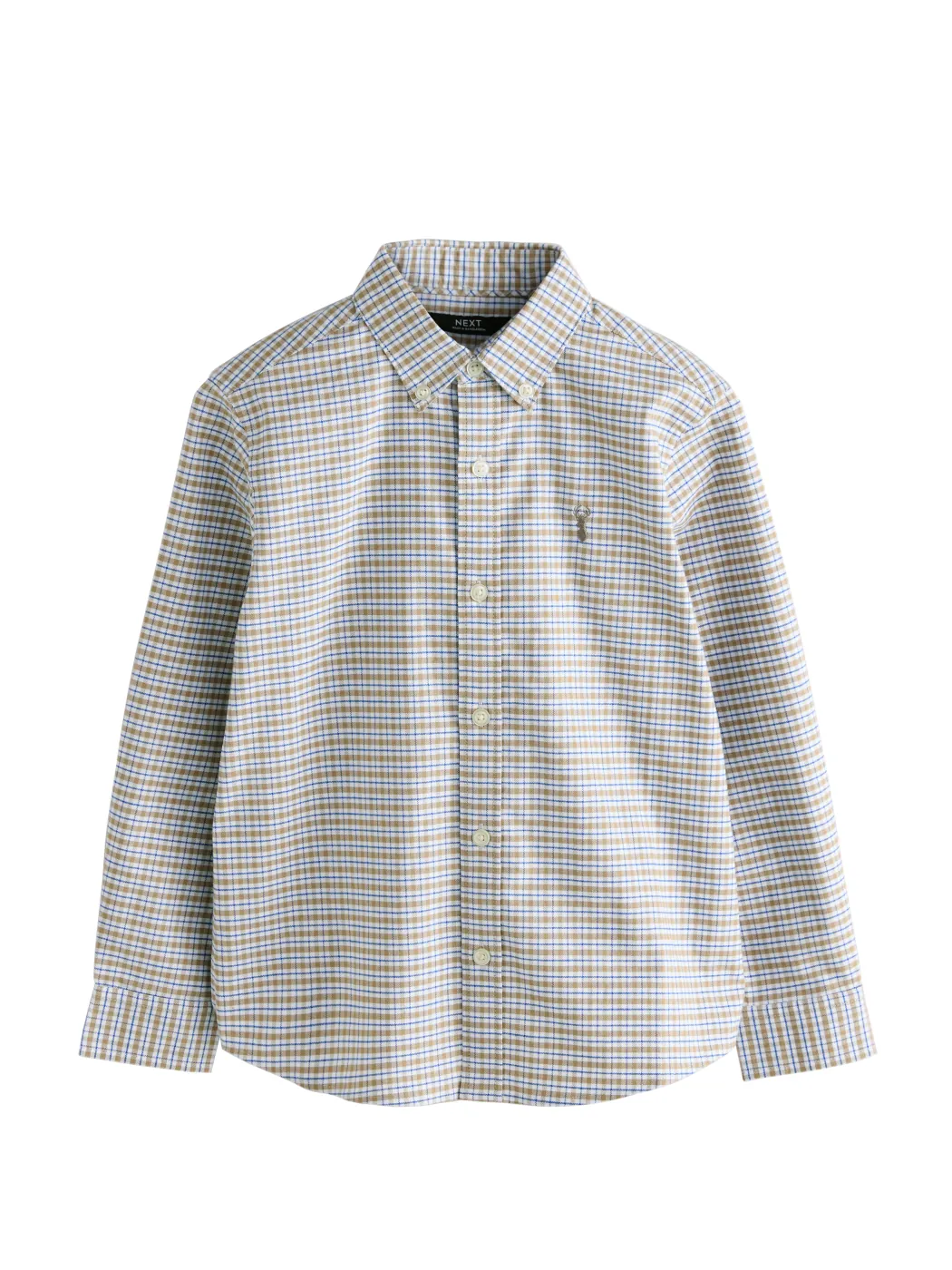 CAMISA A CUADROS MANGA LARGA NIÑO NEXT - 1