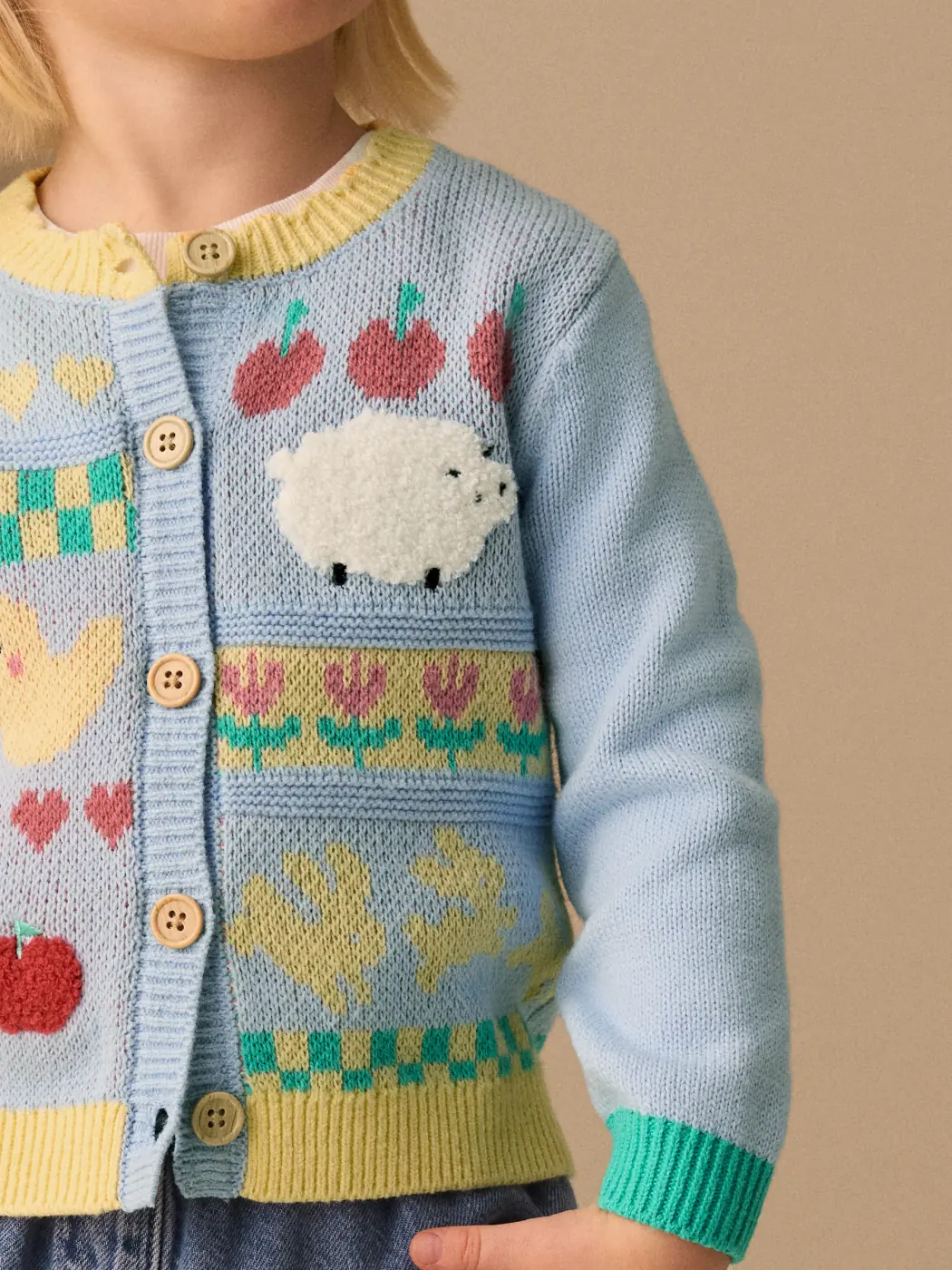 CHOMPA CARDIGAN FARM BEBÉ NIÑA NEXT - 3