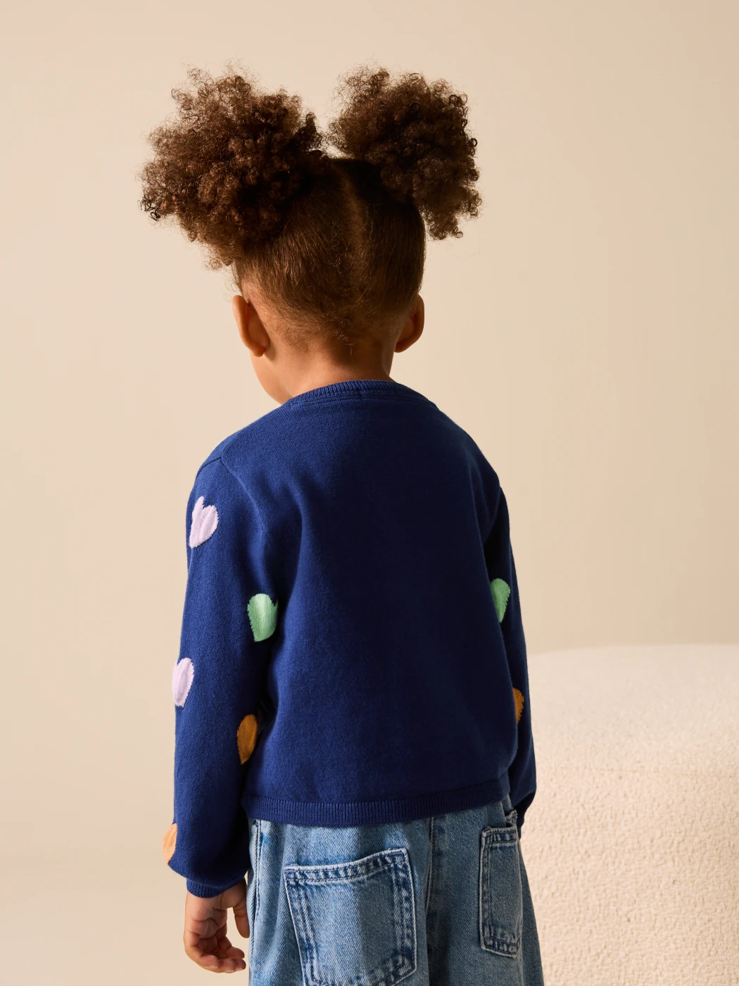 CHOMPA CARDIGAN CORAZONES BEBÉ NIÑA NEXT - 3