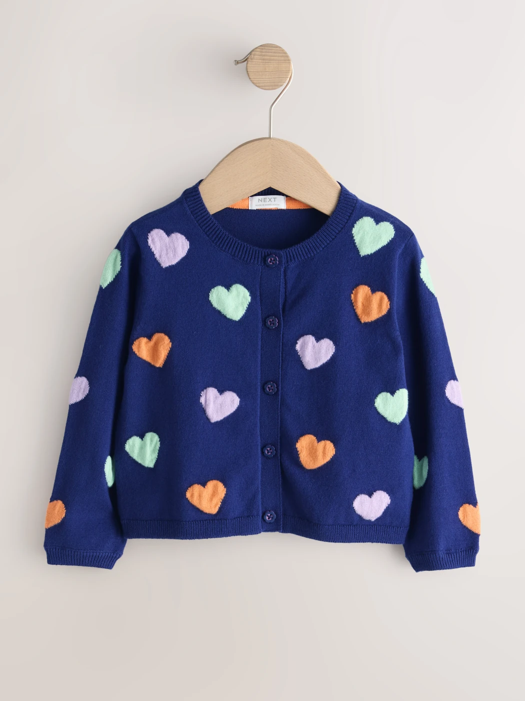 CHOMPA CARDIGAN CORAZONES BEBÉ NIÑA NEXT - 5