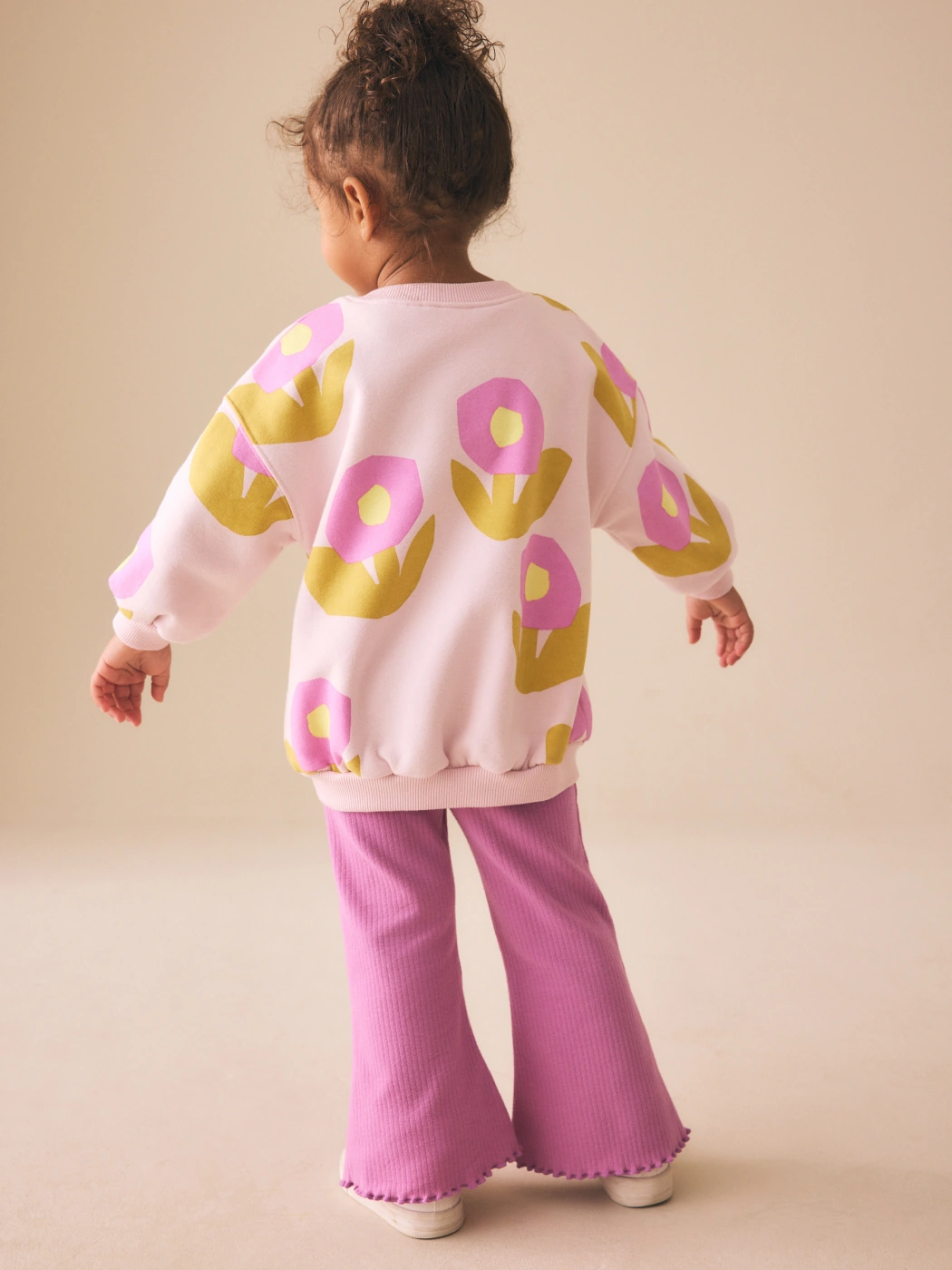 CONJUNTO POLERA + LEGGINGS FLARE BEBÉ NIÑA NEXT - 2