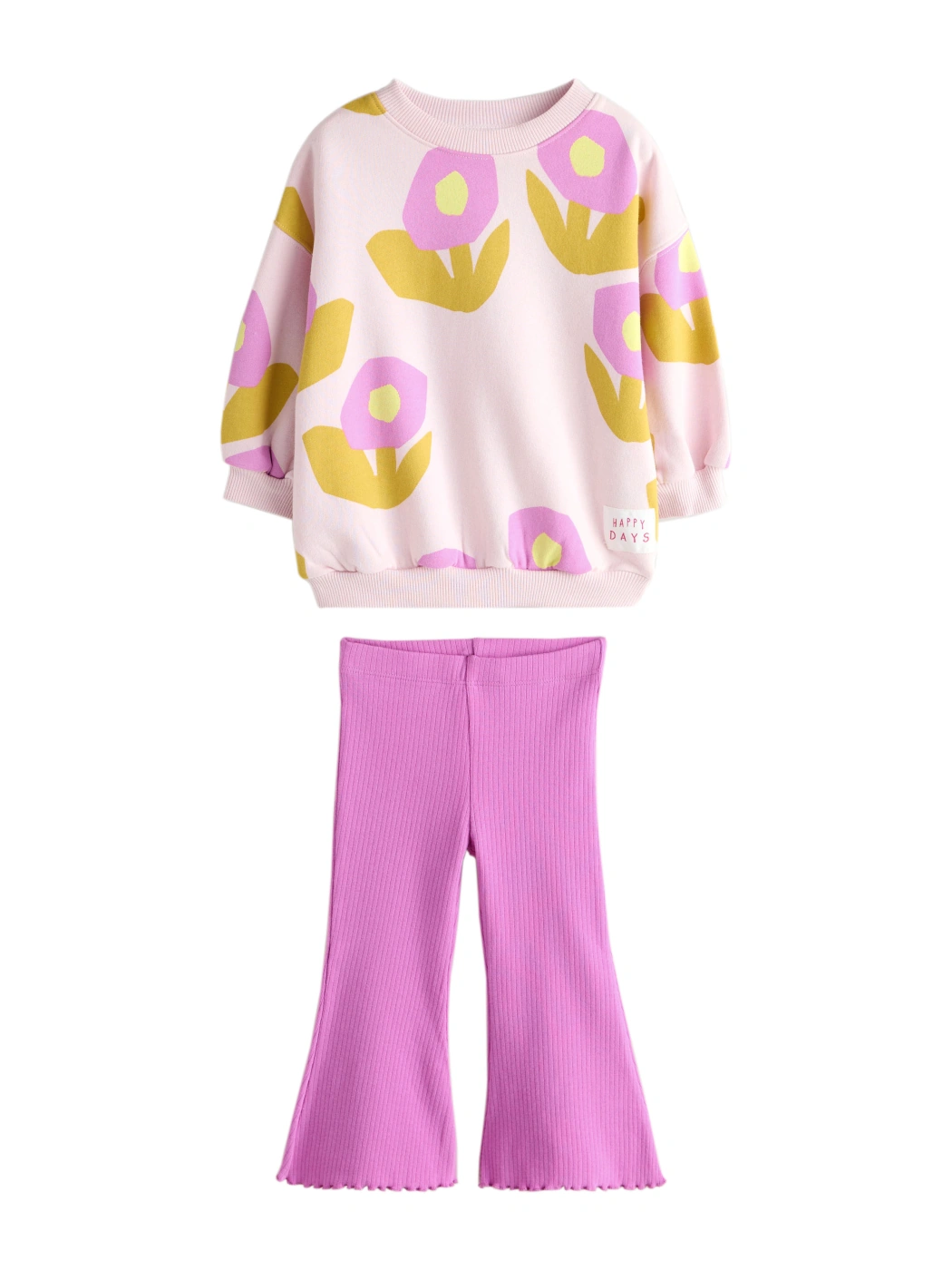 CONJUNTO POLERA + LEGGINGS FLARE BEBÉ NIÑA NEXT - 12