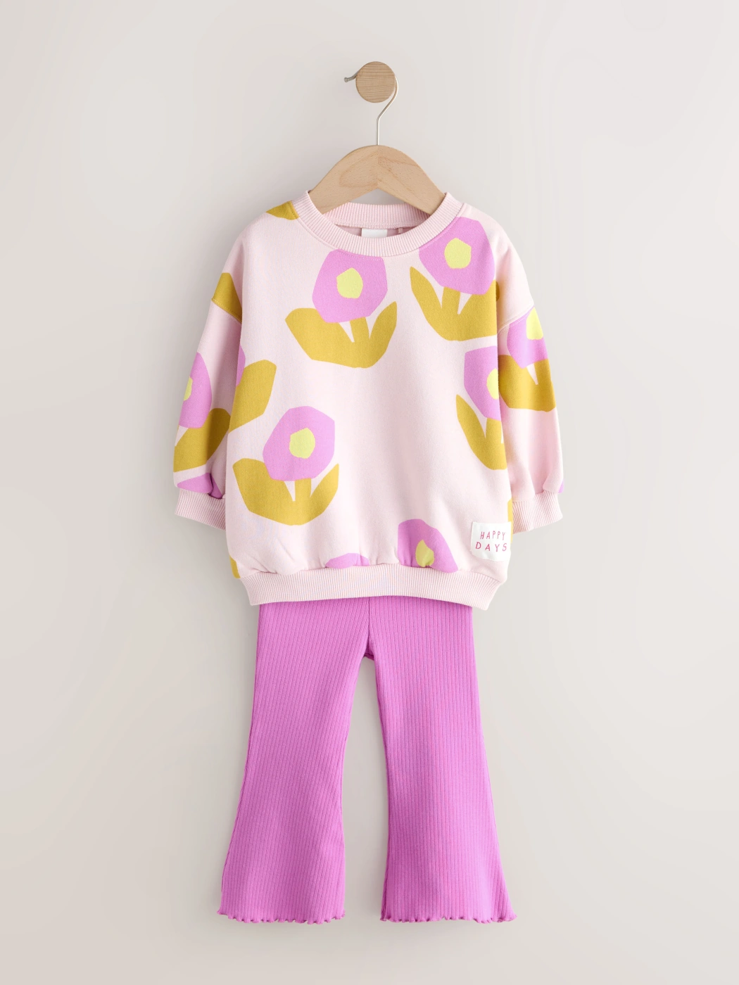 CONJUNTO POLERA + LEGGINGS FLARE BEBÉ NIÑA NEXT - 7