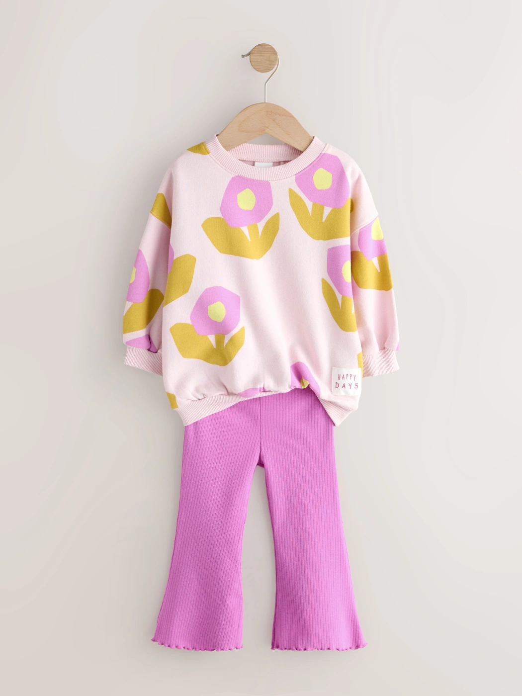 CONJUNTO POLERA + LEGGINGS FLARE BEBÉ NIÑA NEXT - 8