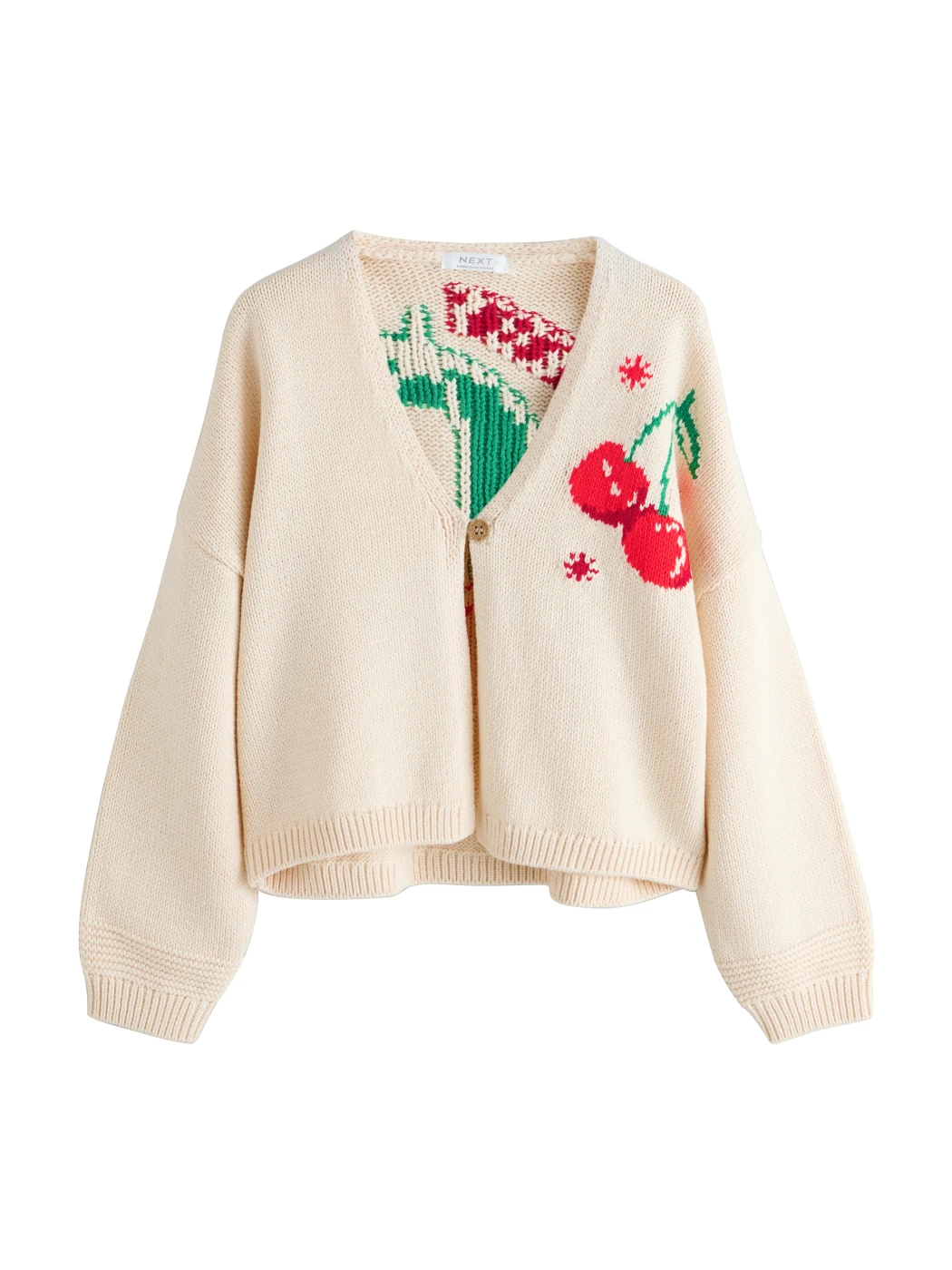 CHOMPA CARDIGAN CHERRY NIÑA NEXT - 7