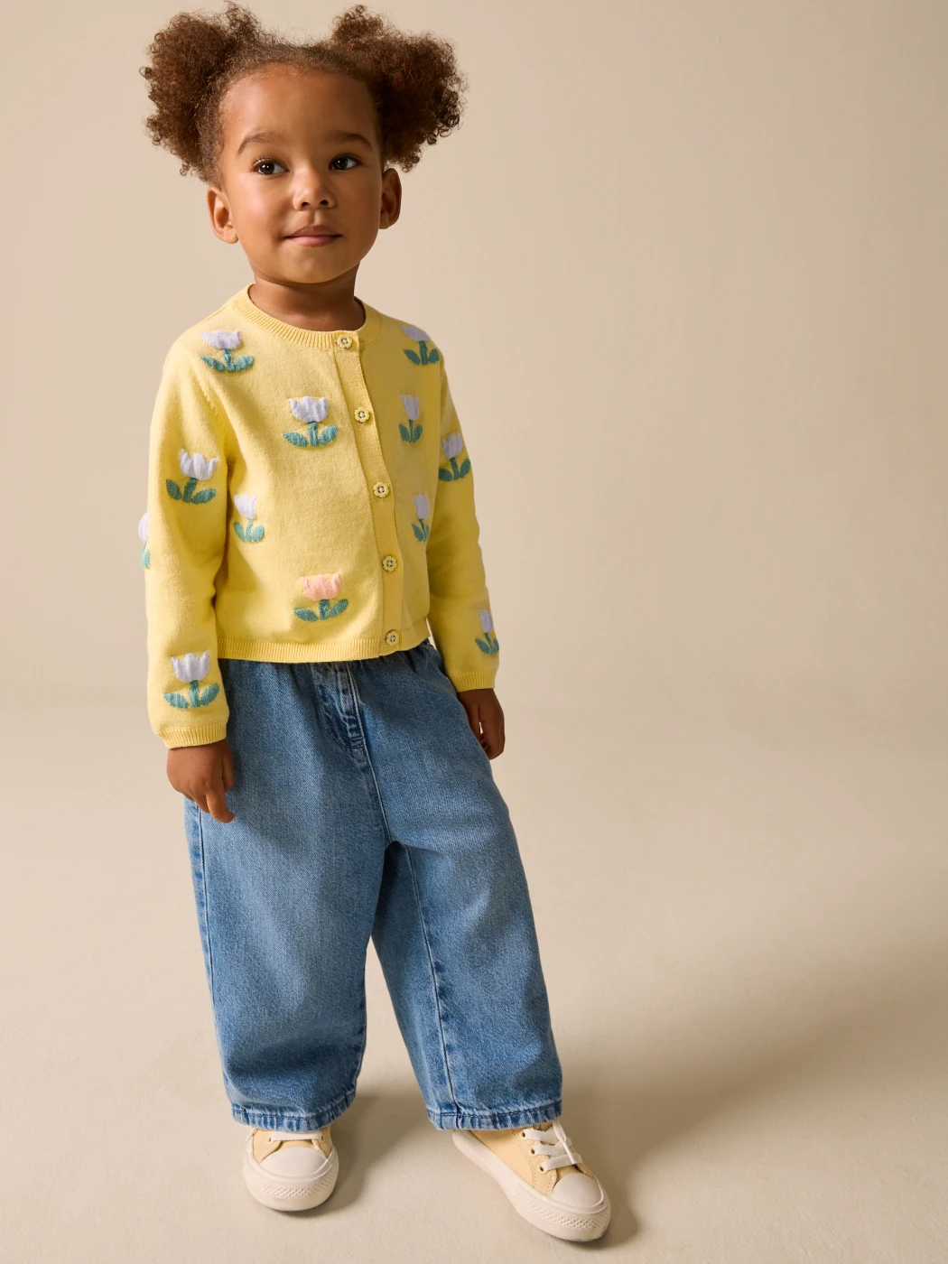 CHOMPA CARDIGAN TULIPANES BEBÉ NIÑA NEXT - 1