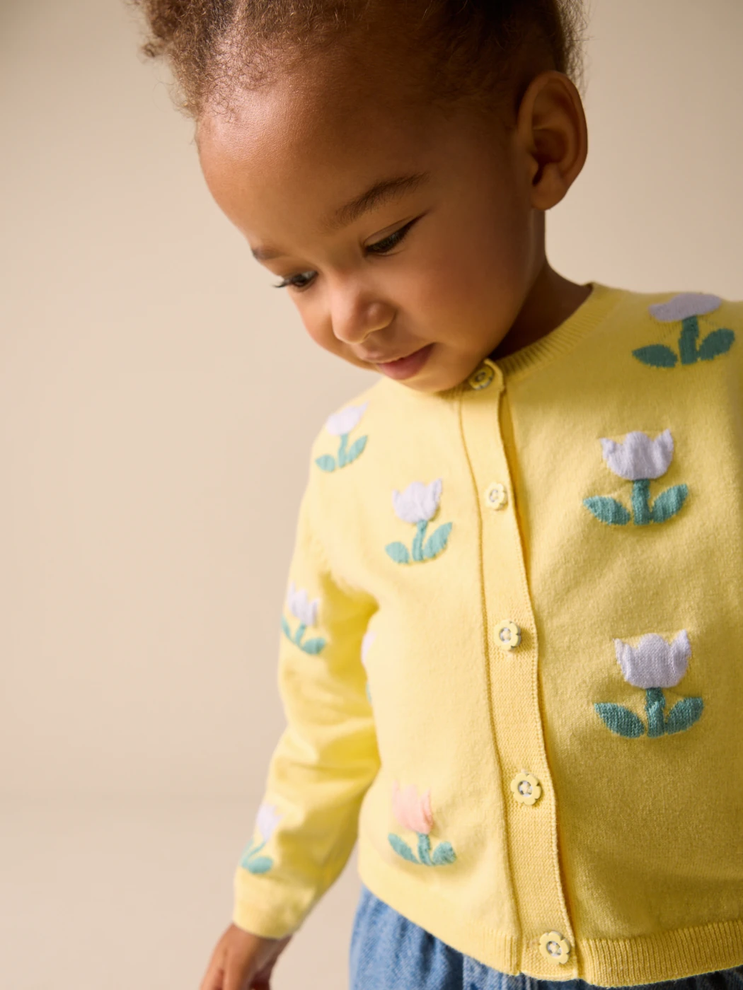 CHOMPA CARDIGAN TULIPANES BEBÉ NIÑA NEXT - 2