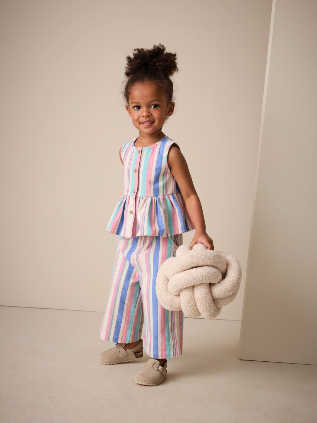  CONJUNTO BLUSA SIN MANGAS + PANTALÓN BEBÉ NIÑA NEXT - 2