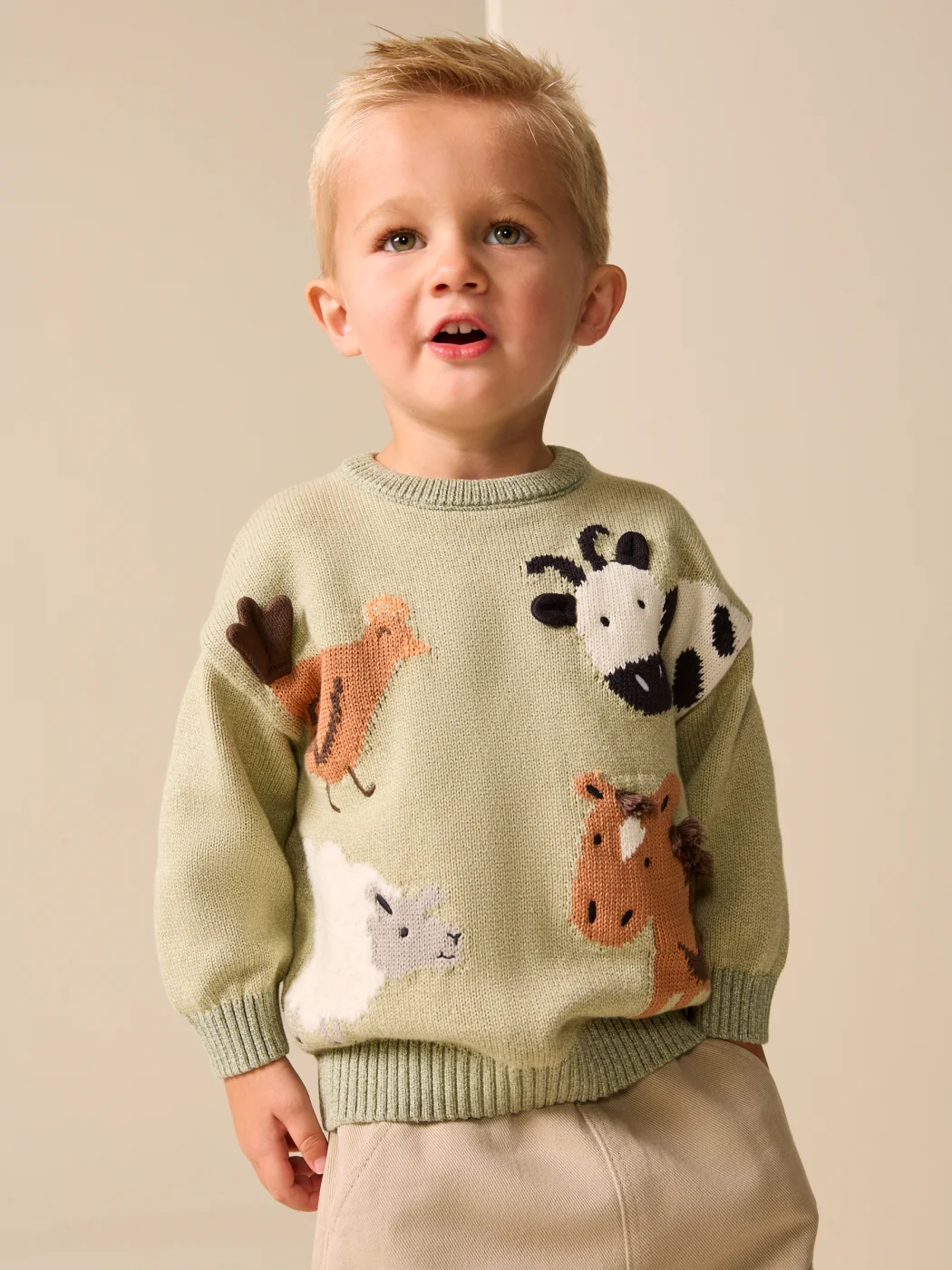 CHOMPA SWEATER FARM BEBÉ NIÑO NEXT - 5