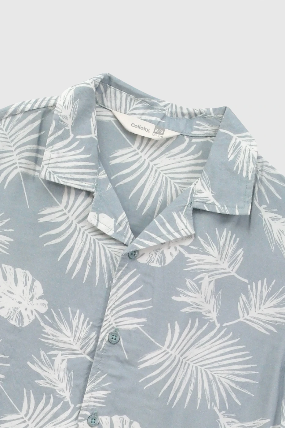 CAMISA MANGA CORTA NIÑO COLLOKY ESTAMPADA TROPICAL - 3