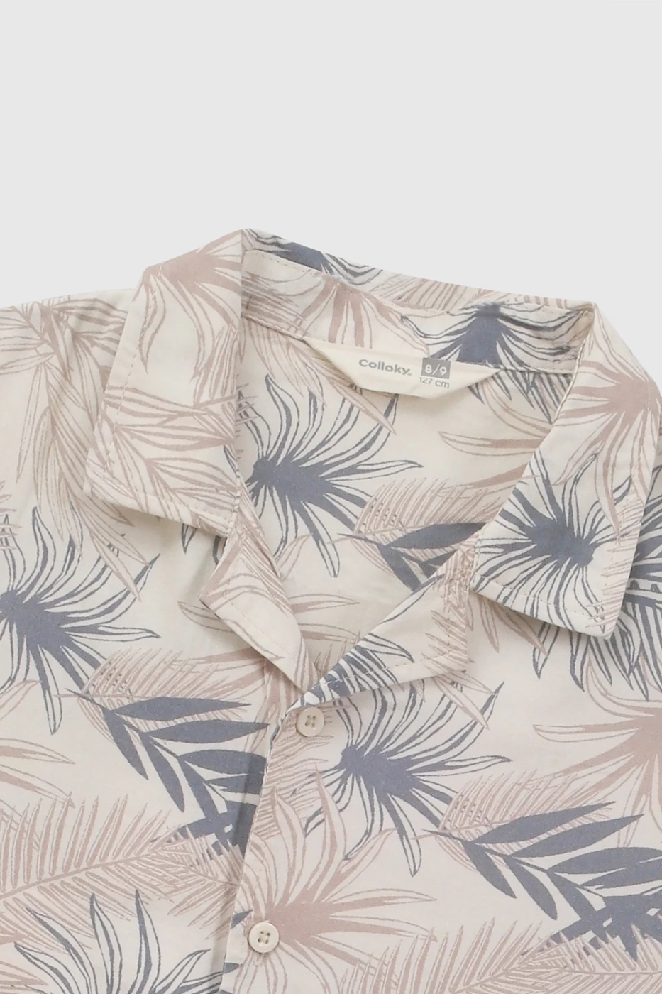 CAMISA MANGA CORTA NIÑO COLLOKY ESTAMPADA TROPICAL - 3