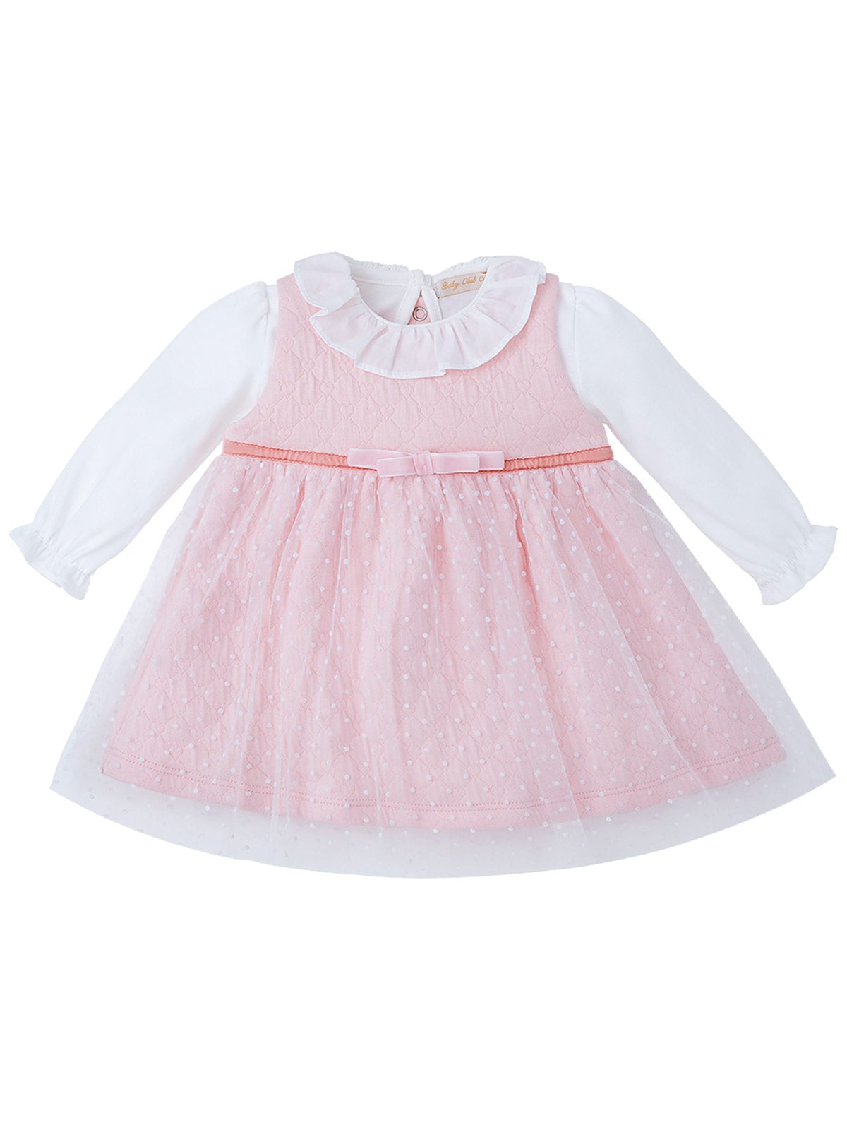 CONJUNTO ALGODÓN NIÑA BABY CLUB CHIC MI PEQUEÑA ROSE - 1