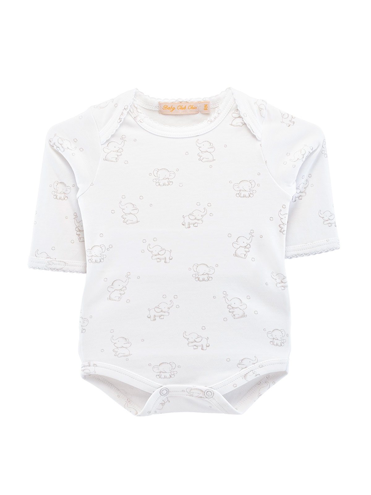 PACK X3 BODIES ALGODÓN UNISEX BABY CLUB CHIC BATH TIME - 3