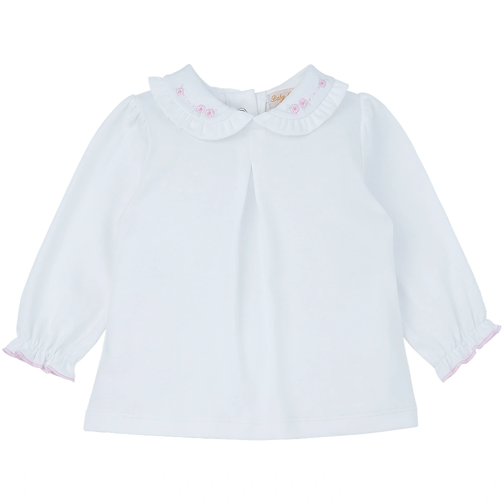 CONJUNTO POLO PANTALÓN ALGODÓN NIÑA BABY CLUB CHIC LITTLE GARDEN - 2