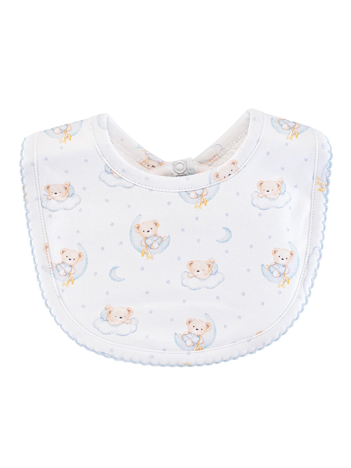 PACK X3 BABEROS ALGODÓN BABY CLUB CHIC TIME TO SLEEP BLUE - 3