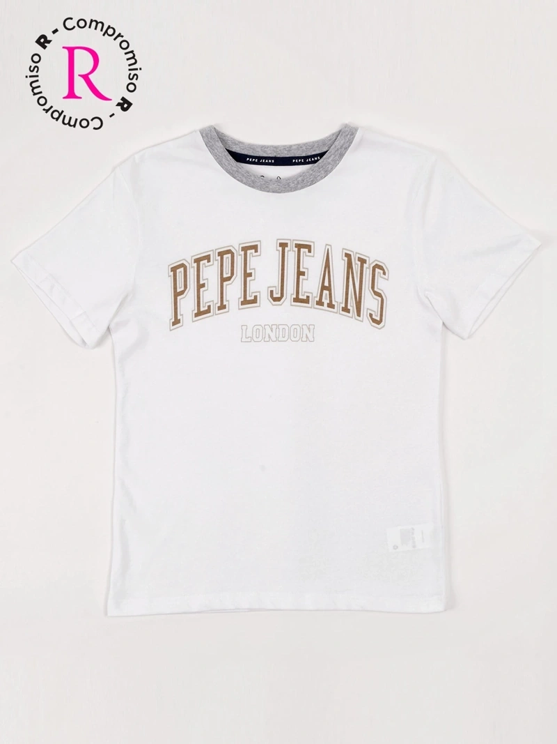 POLO MANGA CORTA ALGODÓN NIÑO PEPE JEANS - 1