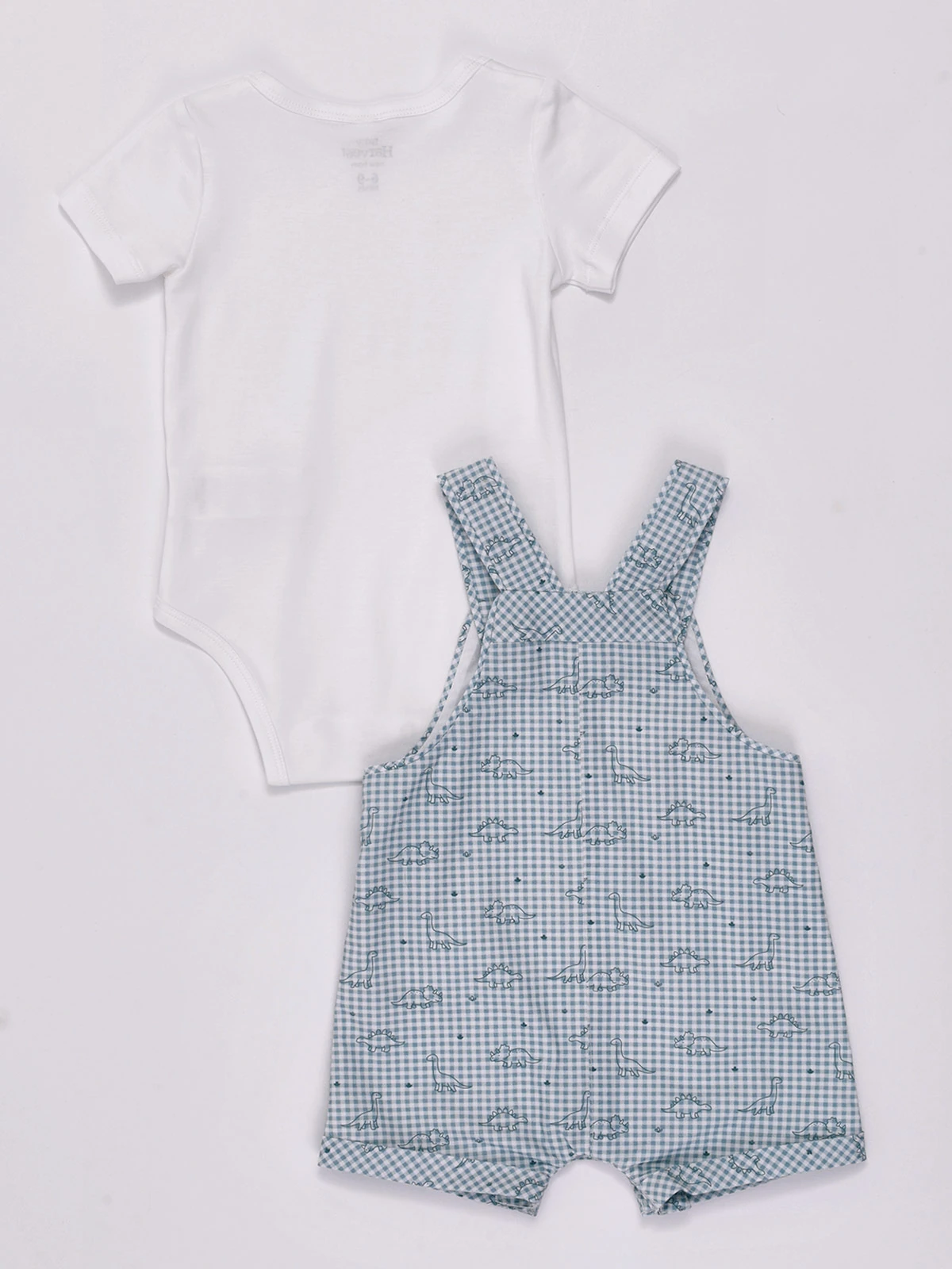 CONJUNTO BEBÉ NIÑO BABY HARVEST BODY ALGODÓN + JARDINERA - 2