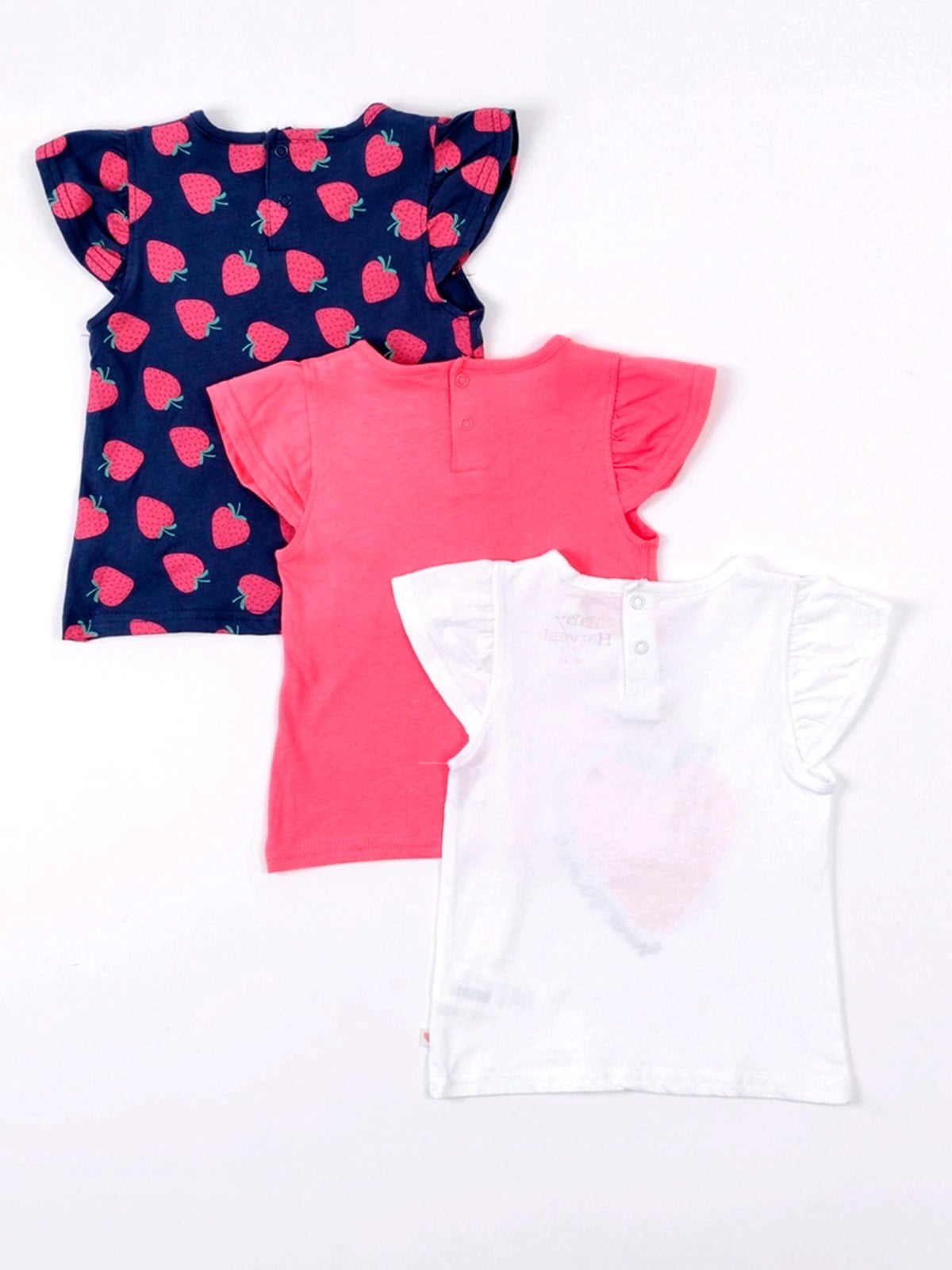 PACK X3 POLOS SIN MANGA ALGODÓN BEBE NIÑA BABY HARVEST - 2