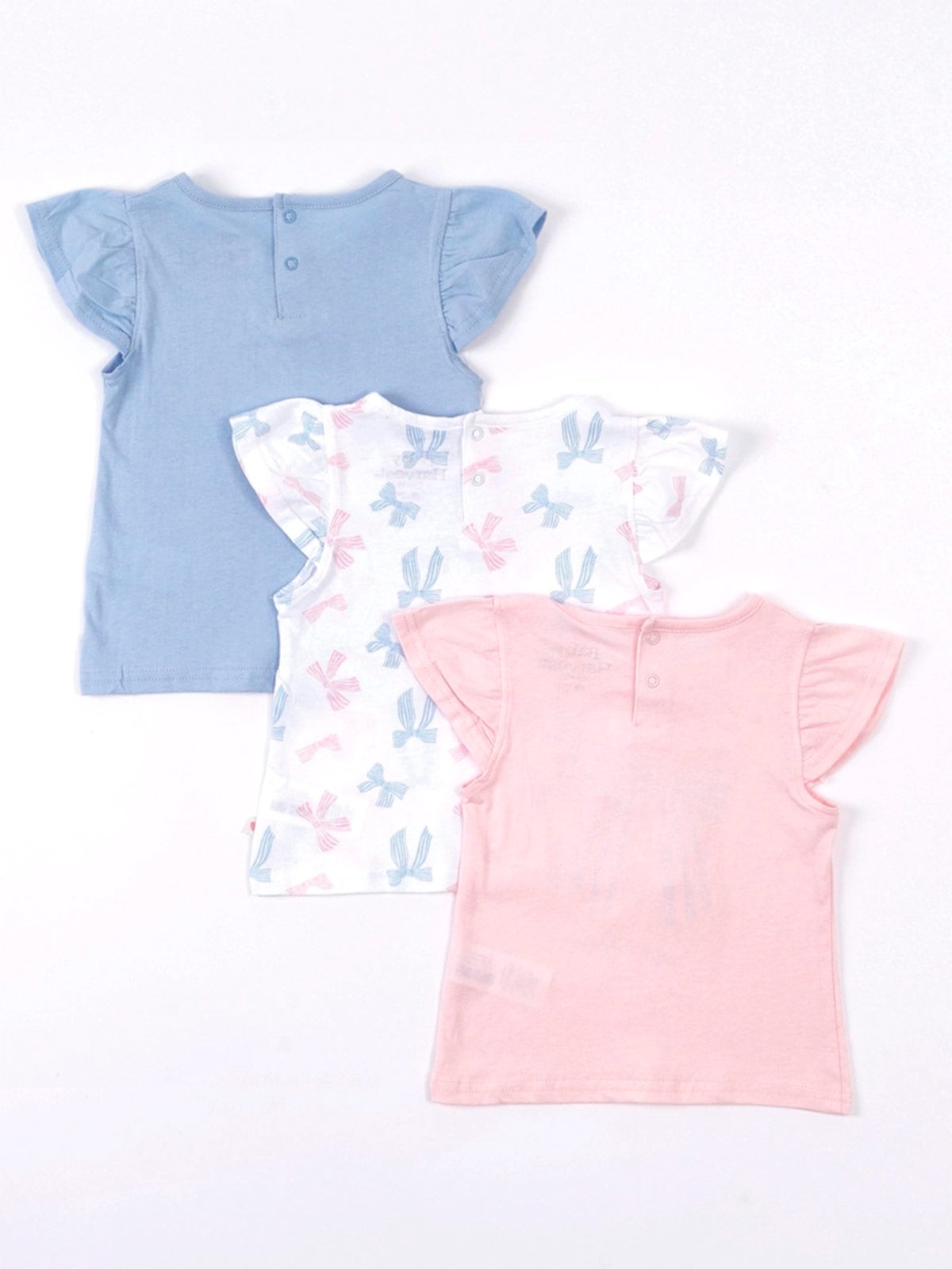 PACK X3 POLOS SIN MANGA ALGODÓN BEBE NIÑA BABY HARVEST - 2