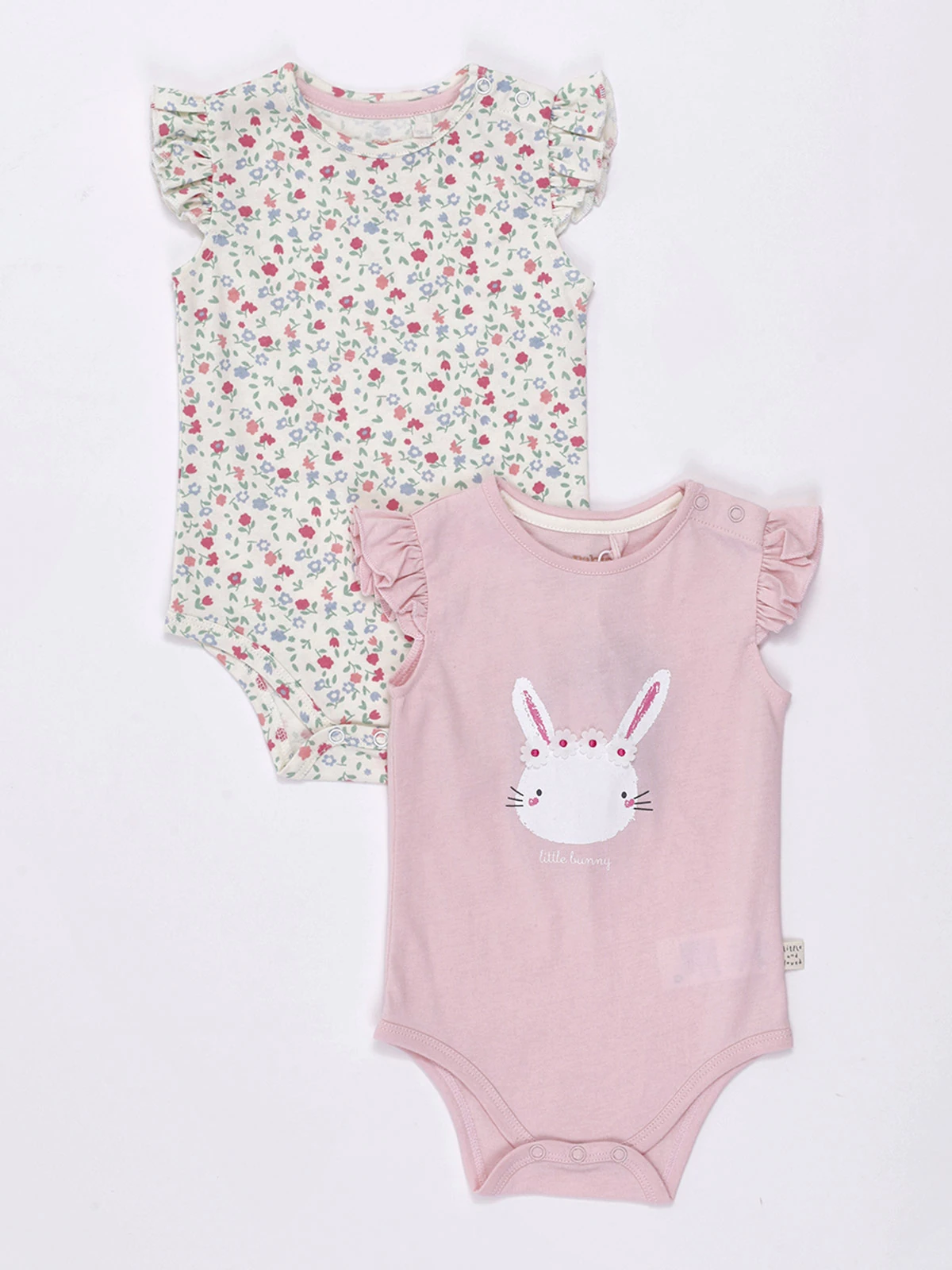 PACK X2 BODYS PLAY ALGODÓN BEBE NIÑA BABY HARVEST - 1