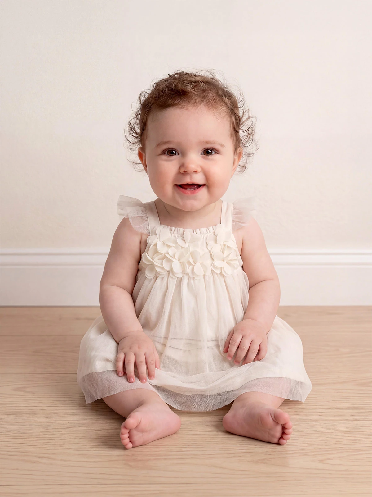 VESTIDO GLAM APP CON TUL BEBE NIÑA BABY HARVEST - 1