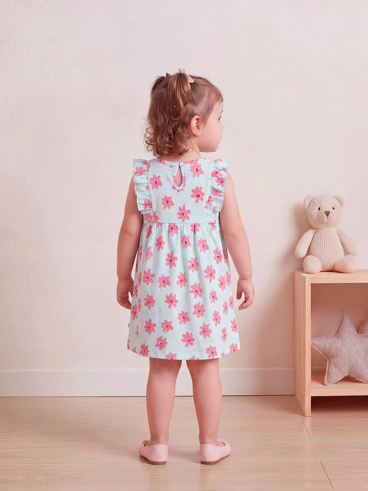 VESTIDO CORTE ALGODÓN BEBE NIÑA BABY HARVEST - 2