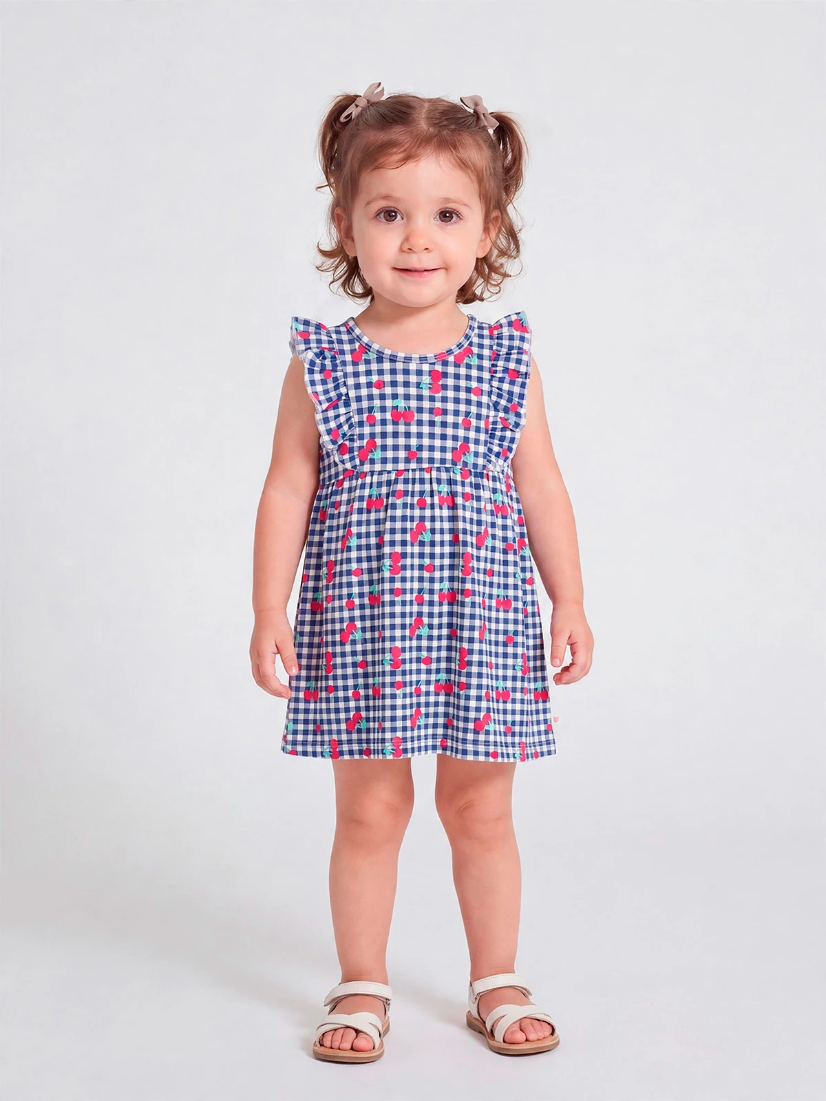 VESTIDO ALGODÓN NIÑA BABY HARVEST - 1