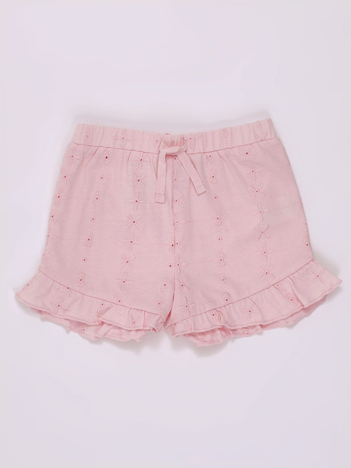 SHORT BORDADO ALGODÓN BEBE NIÑA BABY HARVEST - 1