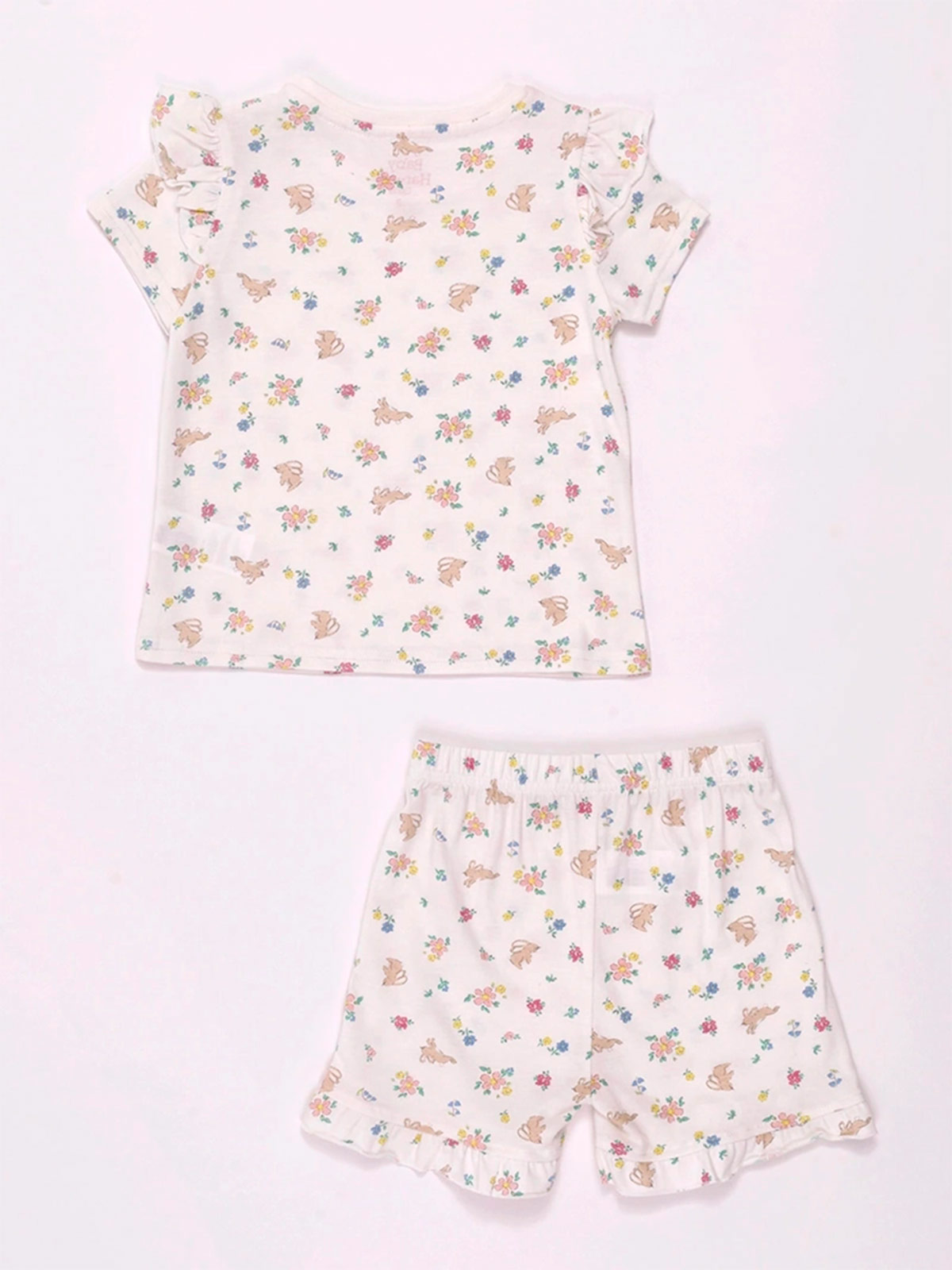 PIJAMA NIÑA BABY HARVEST FULL PRINT MANGA CORTA - 2