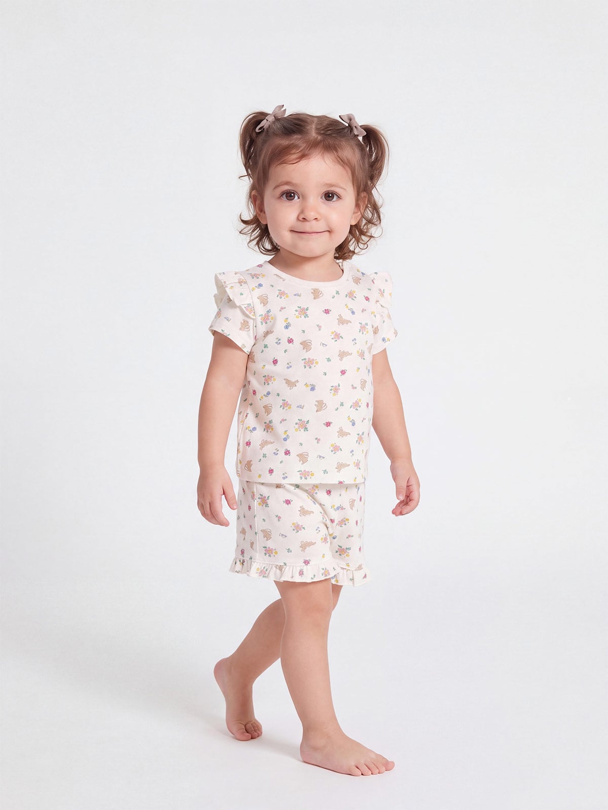 PIJAMA FULL PRINT MANGA CORTA BEBE NIÑA BABY HARVEST - 1