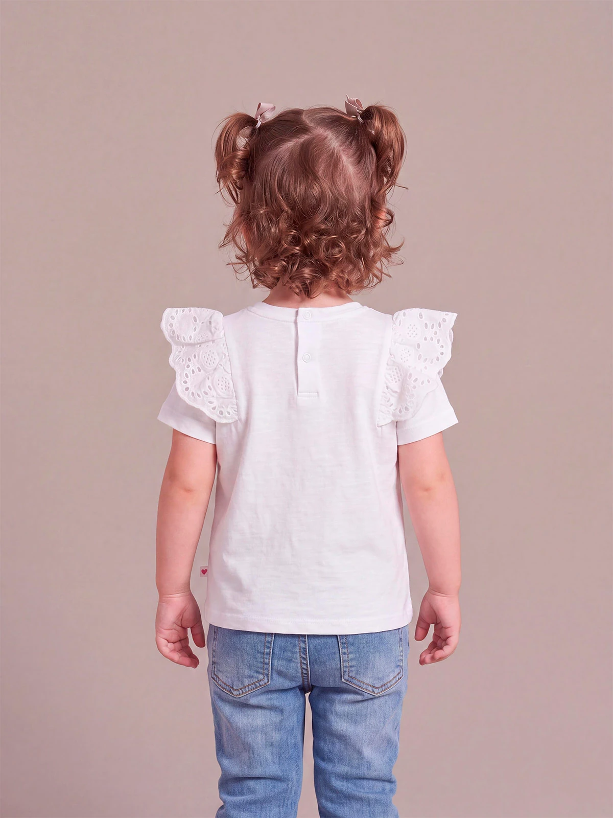 POLO SIN MANGAS ALGODÓN NIÑA BABY HARVEST BRODERIE - 2