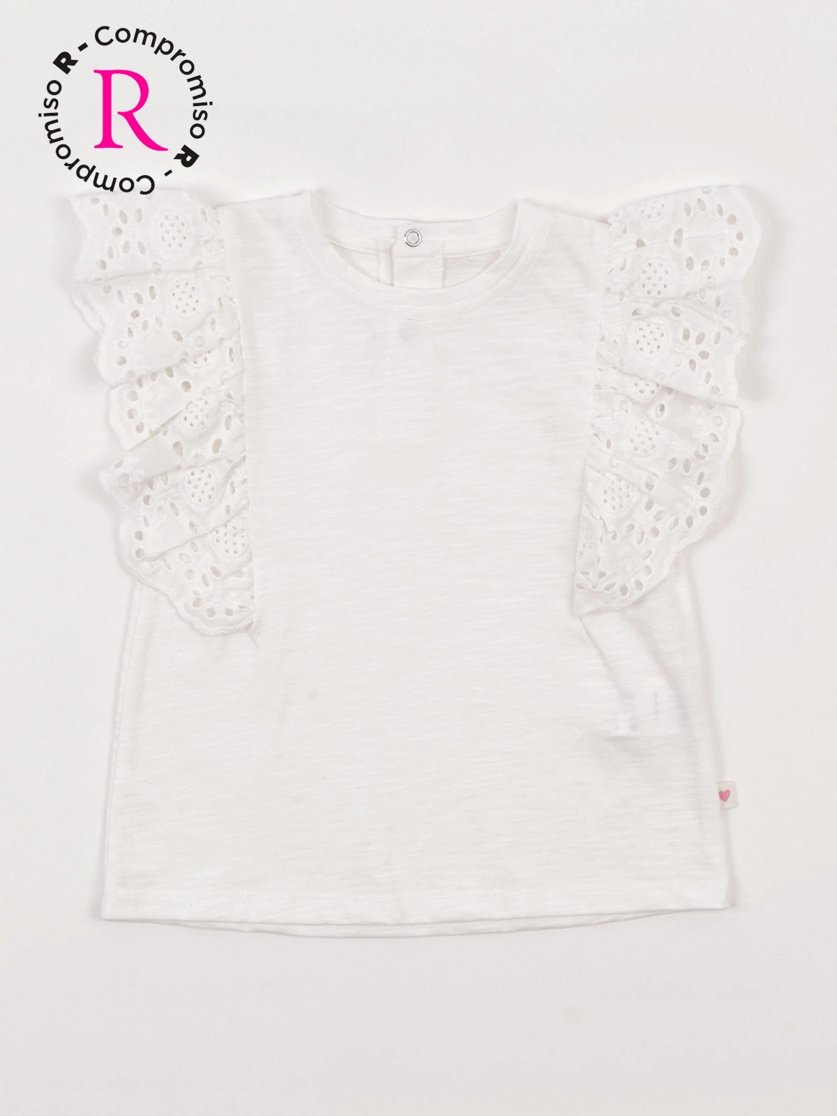 POLO SIN MANGAS ALGODÓN NIÑA BABY HARVEST BRODERIE - 3