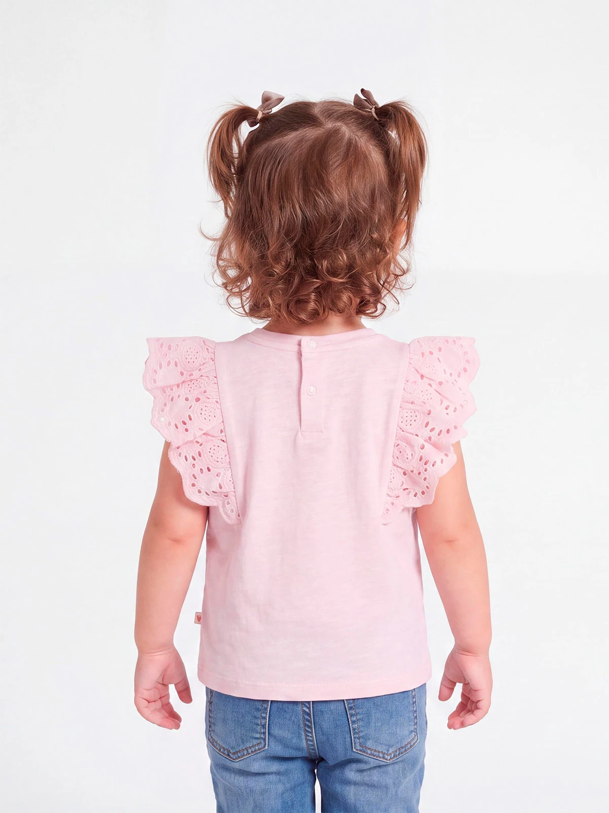 POLO SIN MANGAS ALGODÓN NIÑA BABY HARVEST BRODERIE - 2