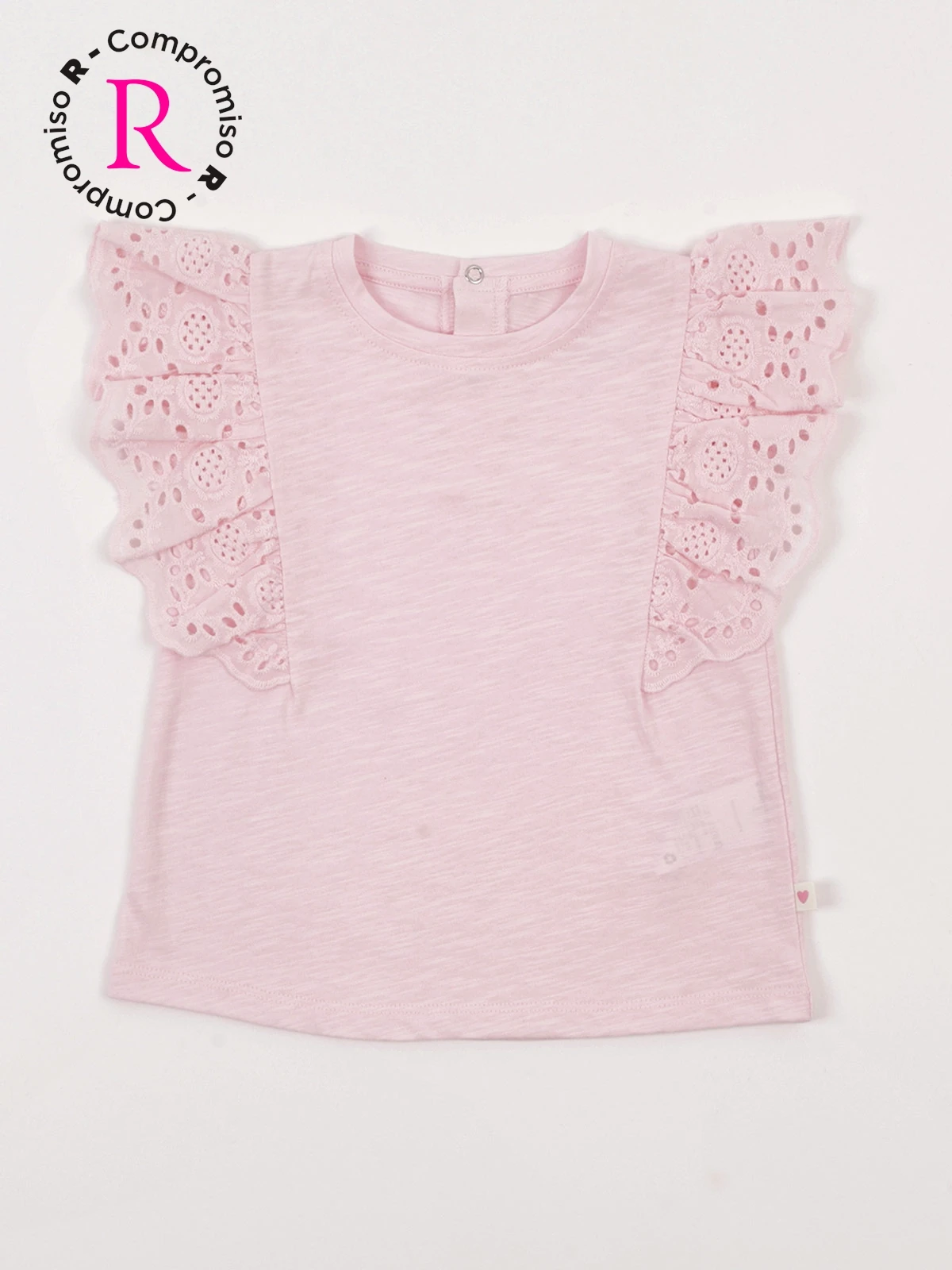 POLO BRODERIE SIN MANGA ALGODÓN BEBE NIÑA BABY HARVEST - 3