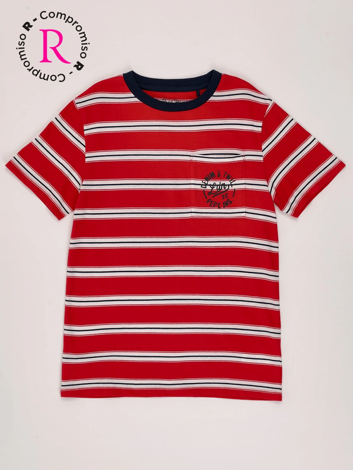 POLO MANGA CORTA ALGODÓN NIÑO PEPE JEANS - 1