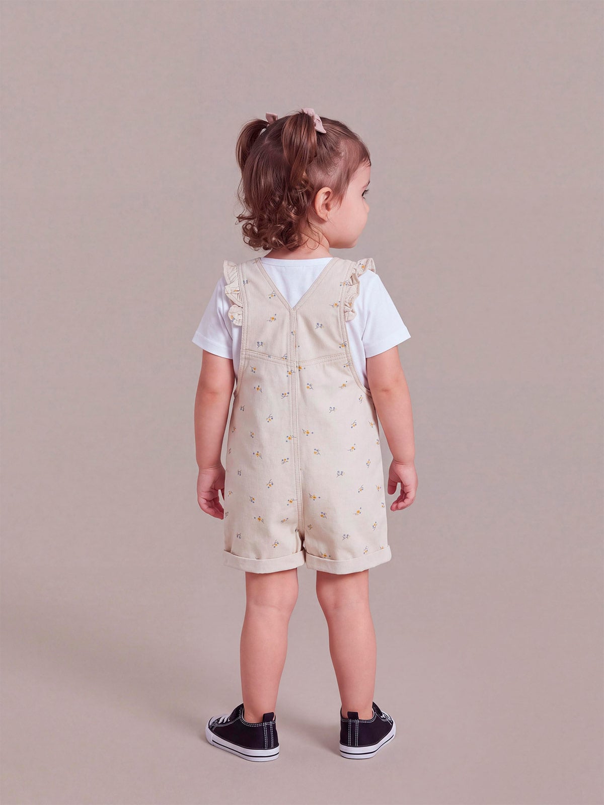JARDINERA SHORT ALGODÓN BEBE NIÑA BABY HARVEST - 2