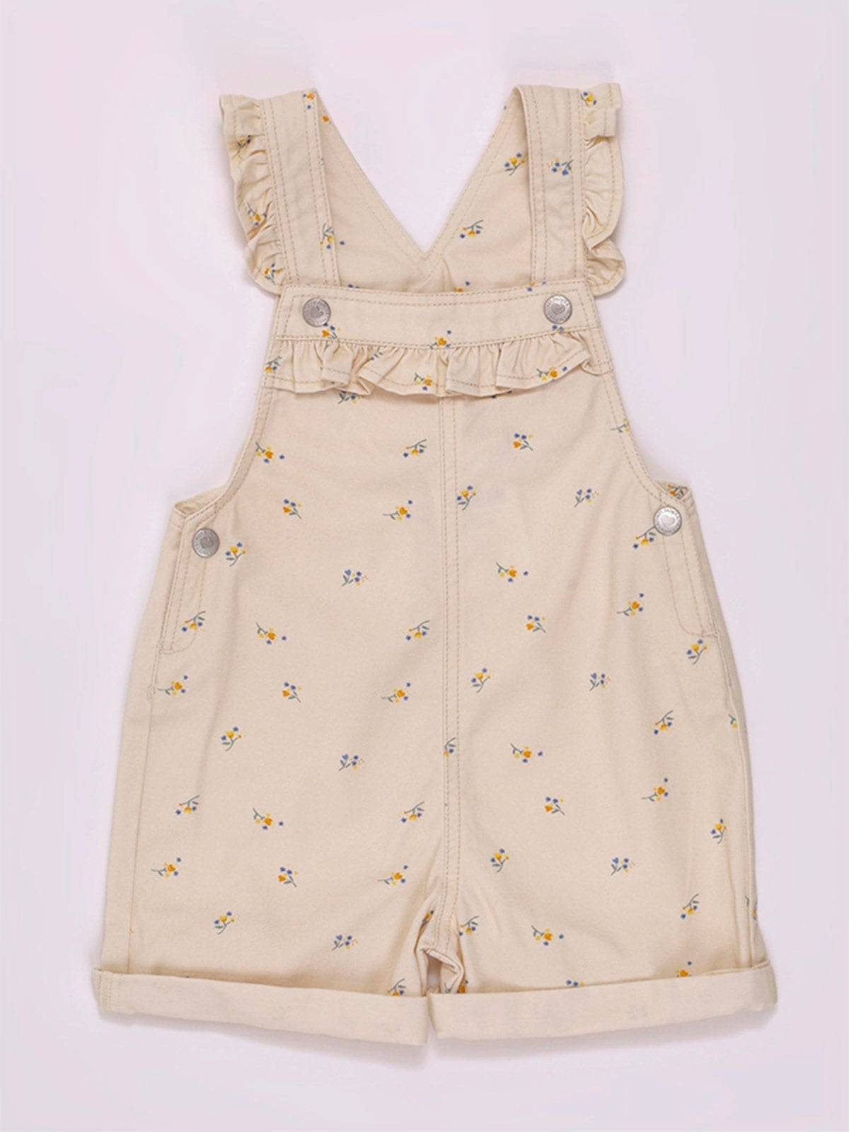 JARDINERA SHORT ALGODÓN BEBE NIÑA BABY HARVEST - 3