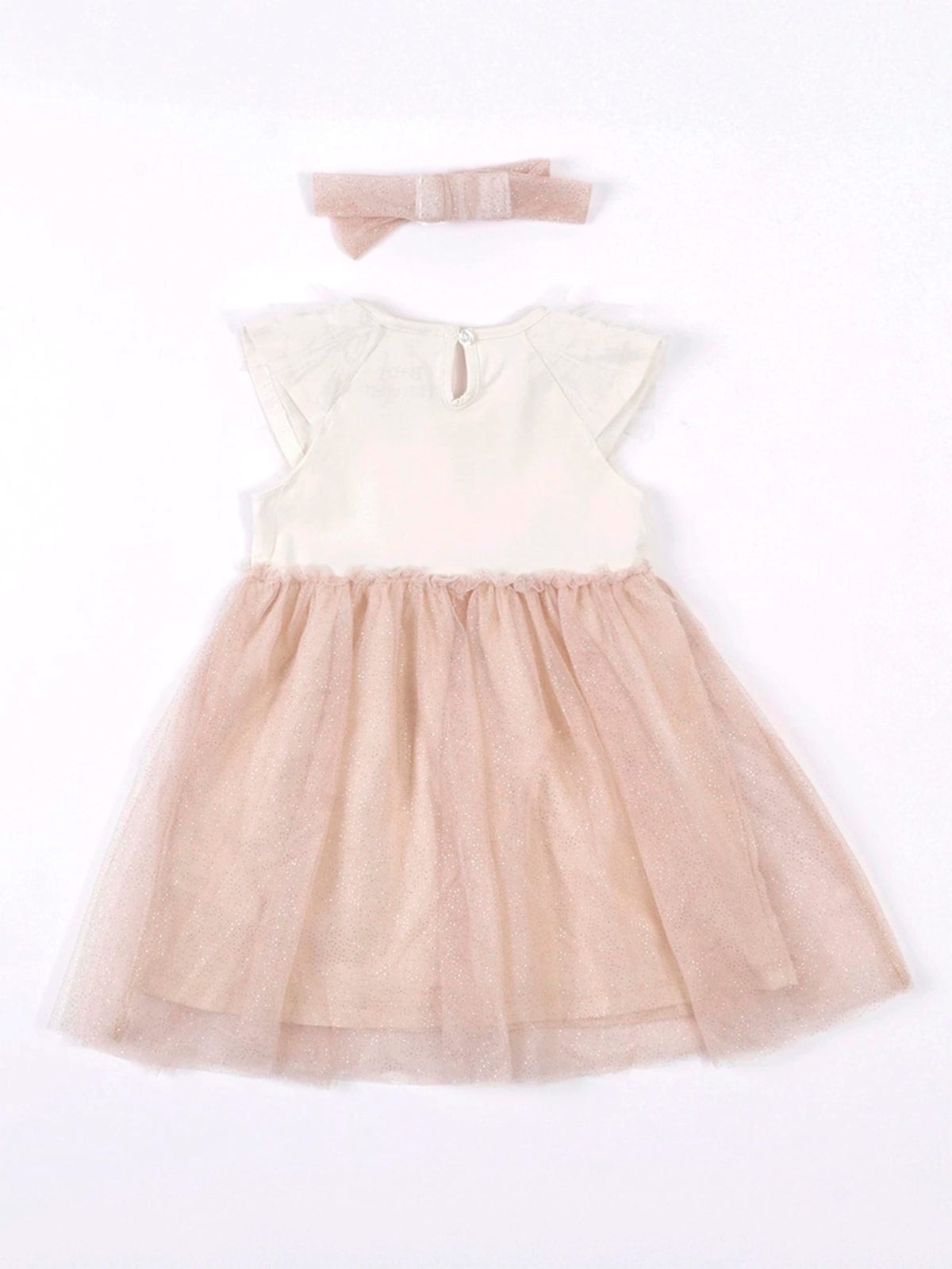 VESTIDO GLAM FLOR CON TUL BEBE NIÑA BABY HARVEST - 2