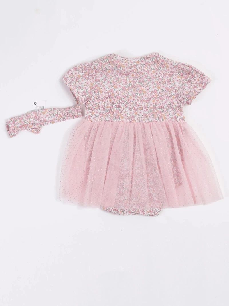VESTIDO ALGODÓN NIÑA BABY HARVEST TUL - 4