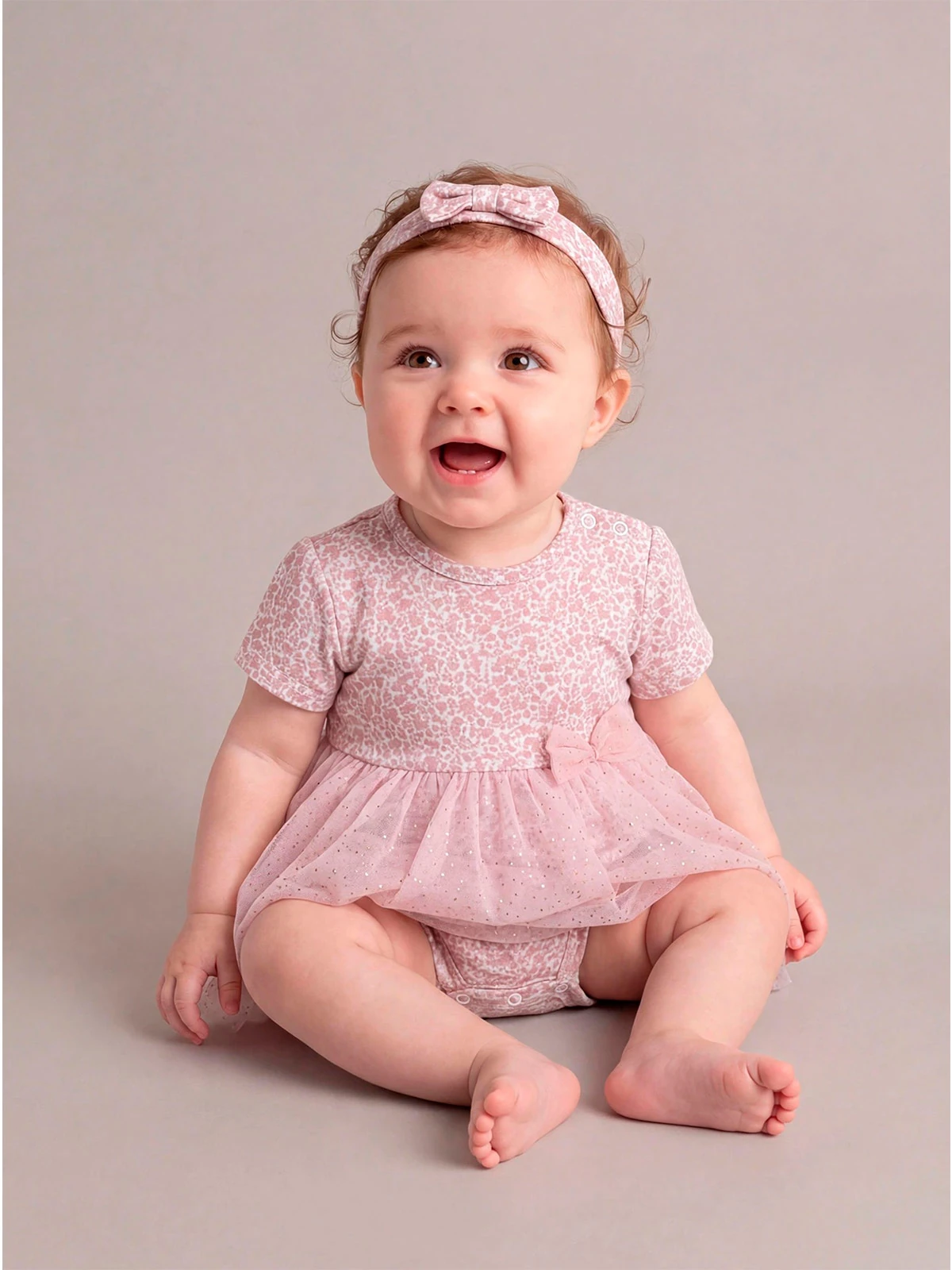 VESTIDO ALGODÓN NIÑA BABY HARVEST TUL - 1
